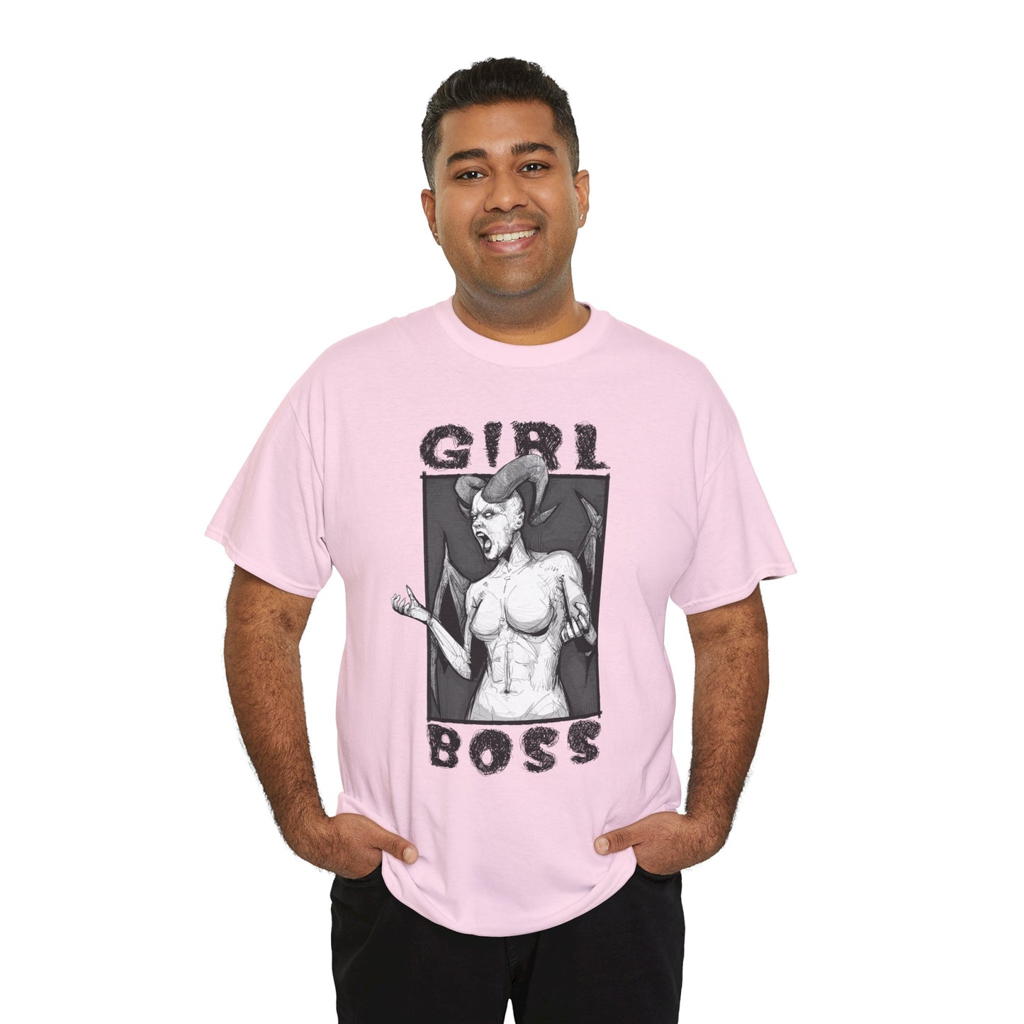 Girl Boss Unisex Heavy Cotton Tee