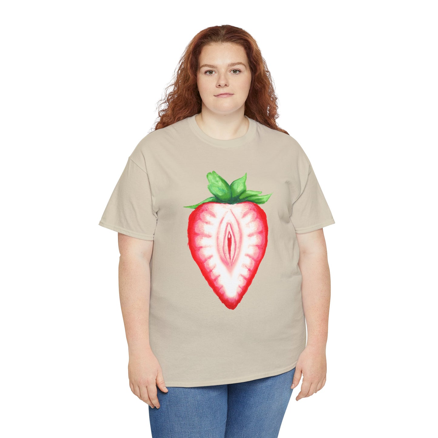 Juicy Strawberry Unisex Heavy Cotton Tee