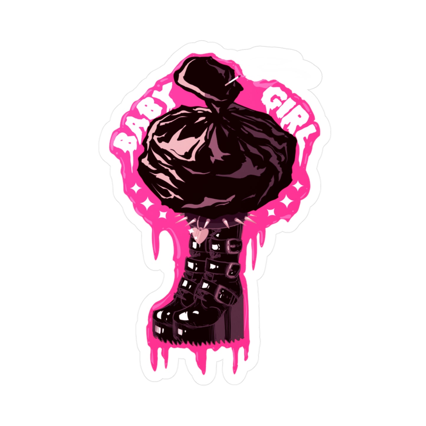 Trash Baby Kiss-Cut Vinyl Decal