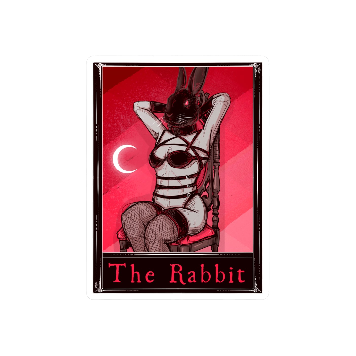 The Rabbit Tarot Kiss-Cut Vinyl Decal