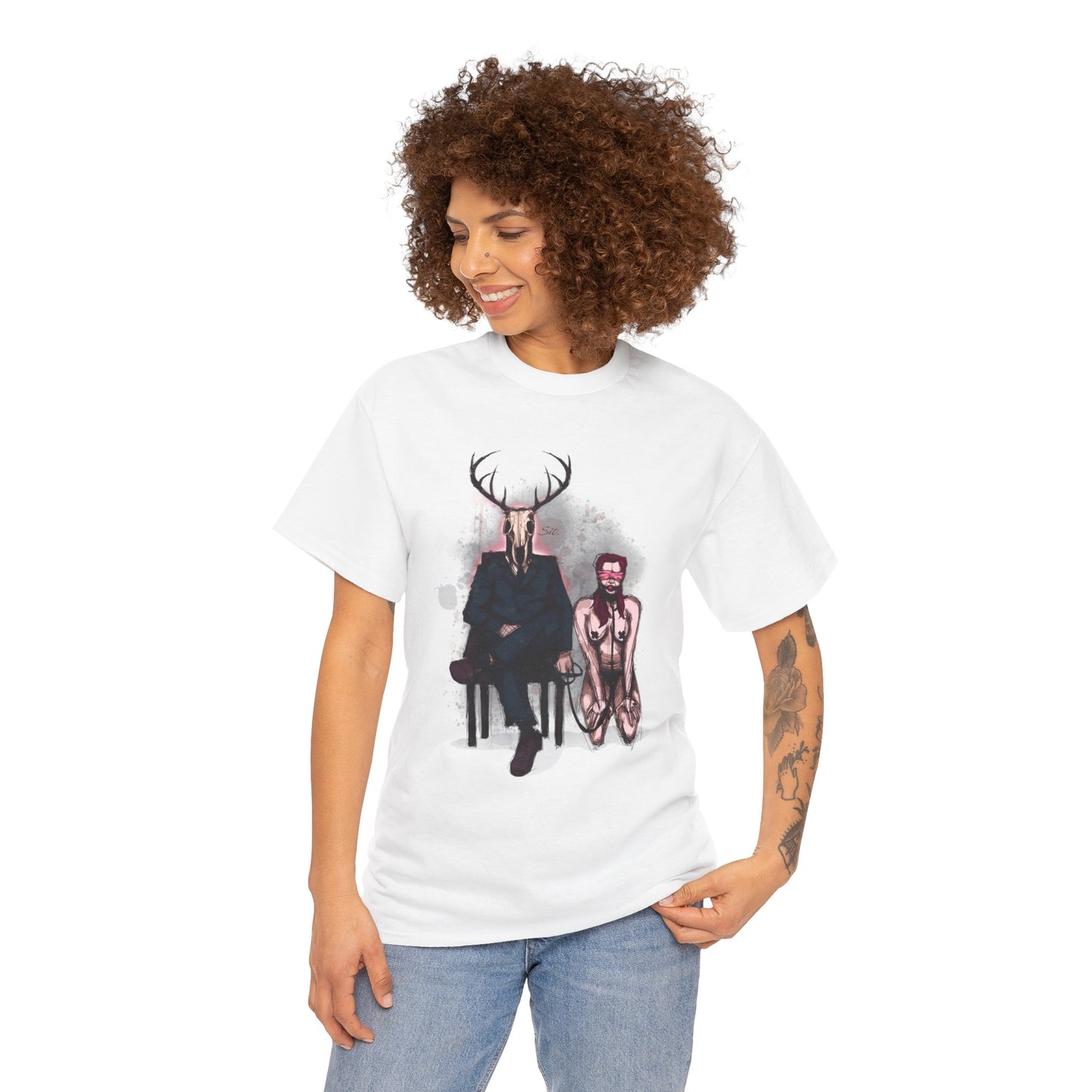 Deer Daddy Series 1: Sit Unisex Heavy Cotton Tee