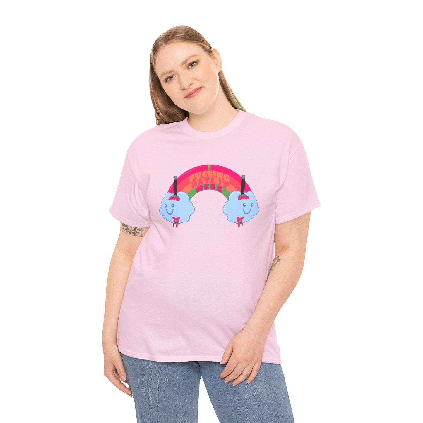 I Fucking Hate It Here Unisex Heavy Cotton Tee