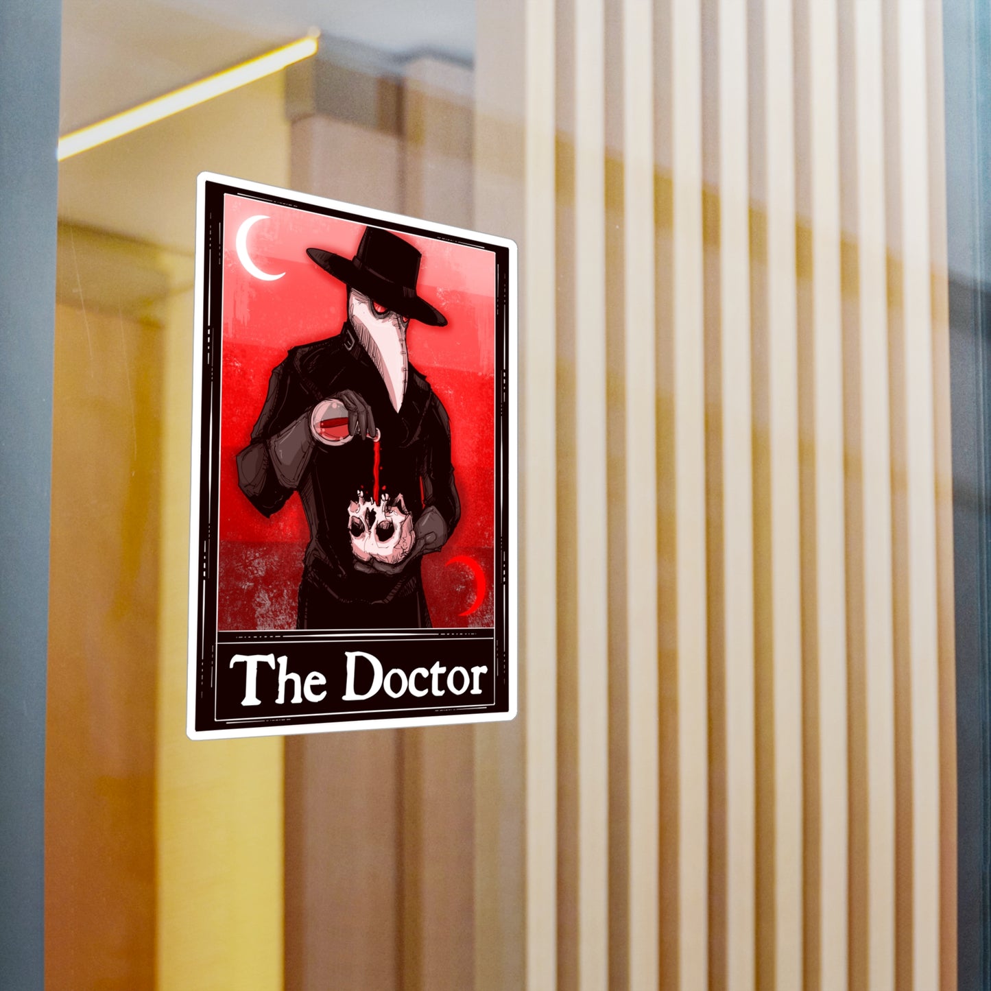 The Doctor Tarot Kiss-Cut Vinyl Decal