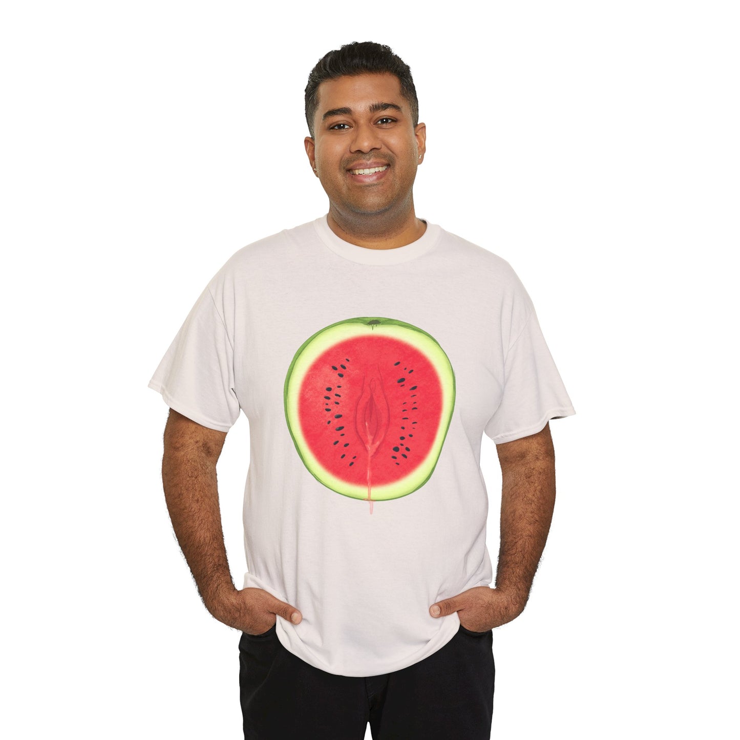 Juicy Watermelon Unisex Heavy Cotton Tee