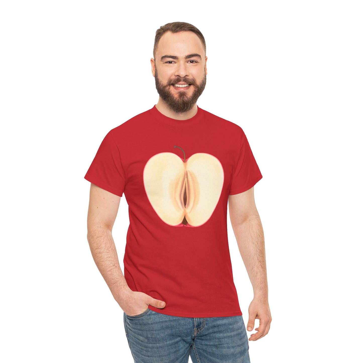 Apple Unisex Heavy Cotton Tee