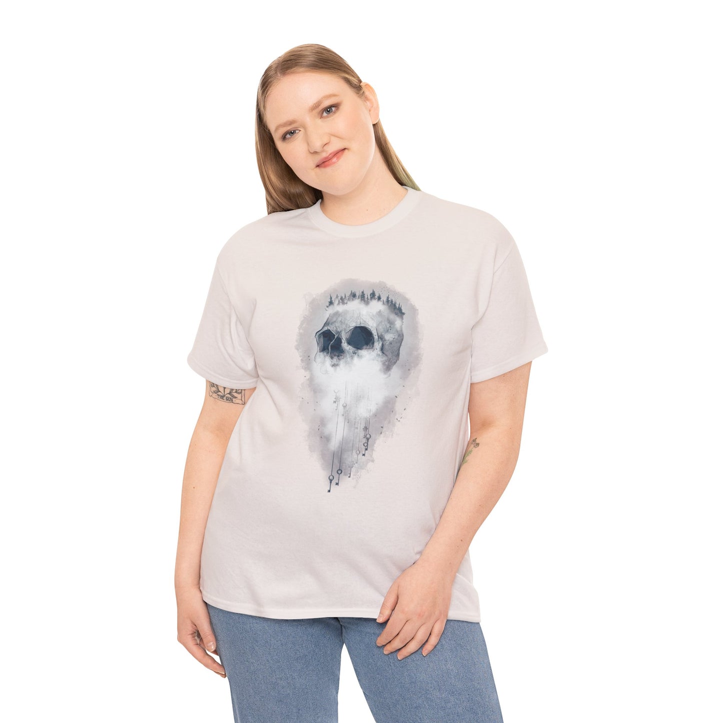 Elemental Skull Air Unisex Heavy Cotton Tee