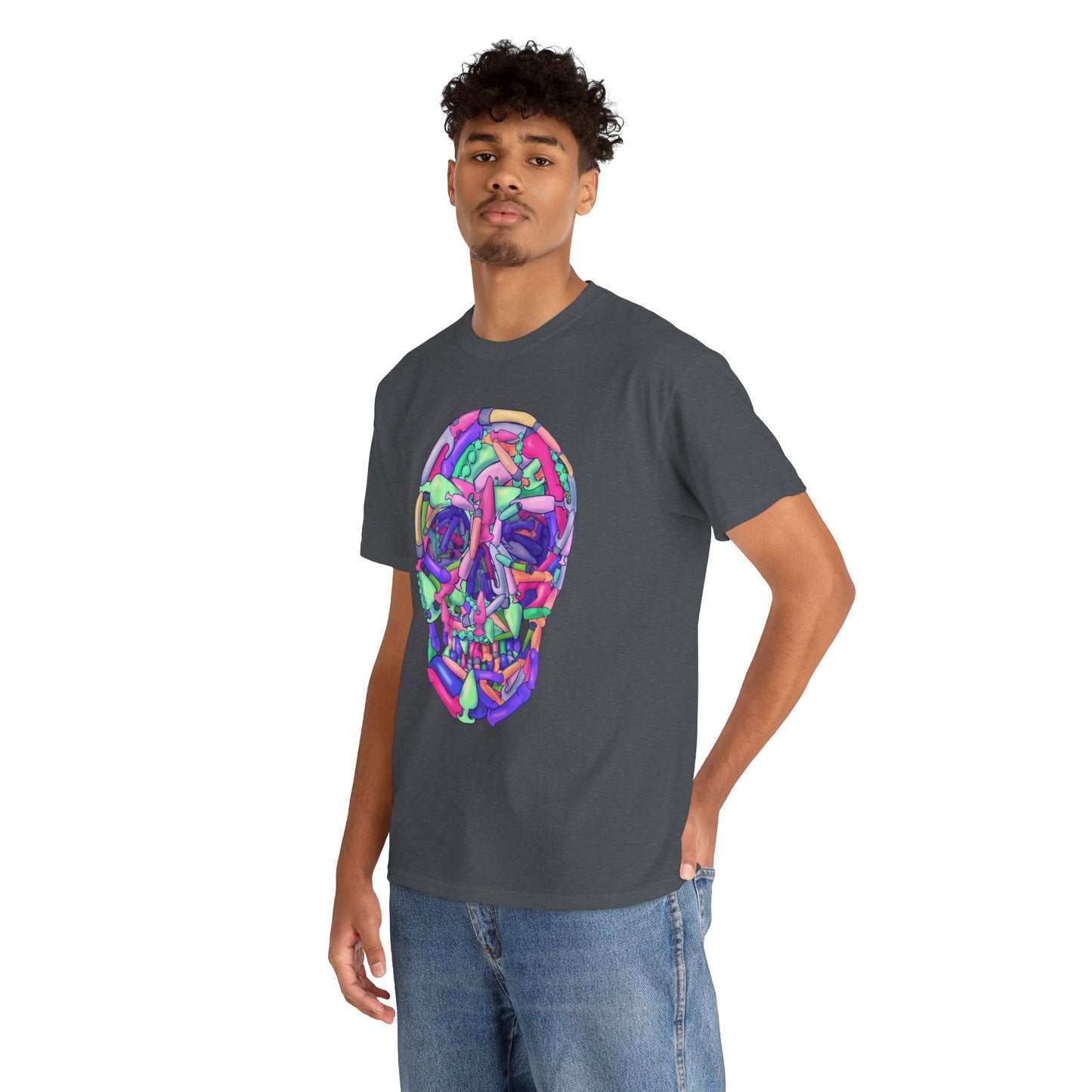 Sex Toy Skull Unisex Heavy Cotton Tee