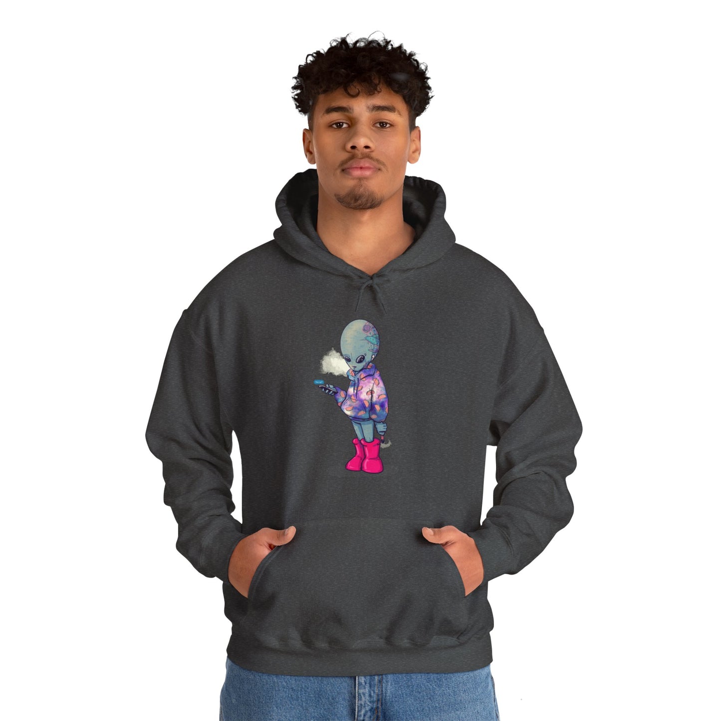 Earth Alien Unisex Heavy Blend Hooded Sweatshirt