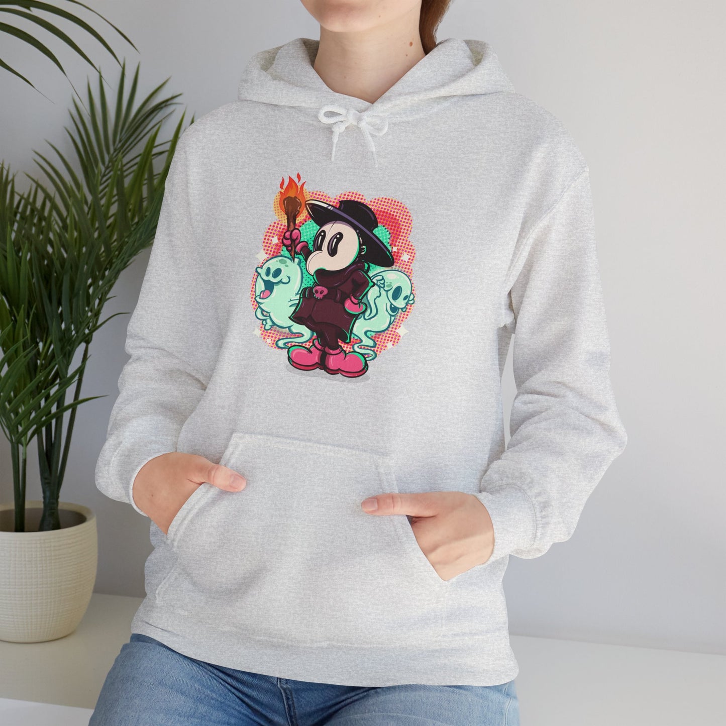 Rubber Hose Plague Doctor Unisex Heavy Blend Hooded Sweatshirt