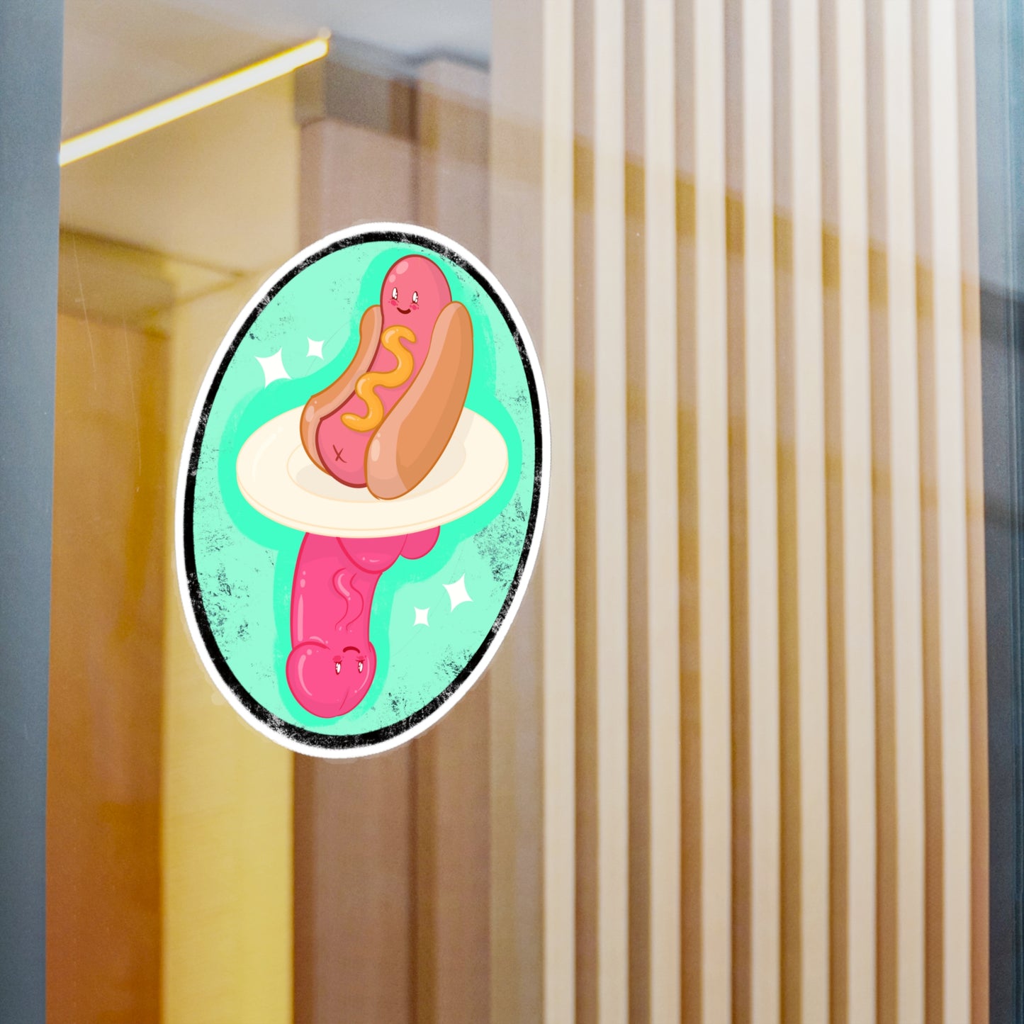 Ceramic Plate Kiss-Cut Vinyl Decal