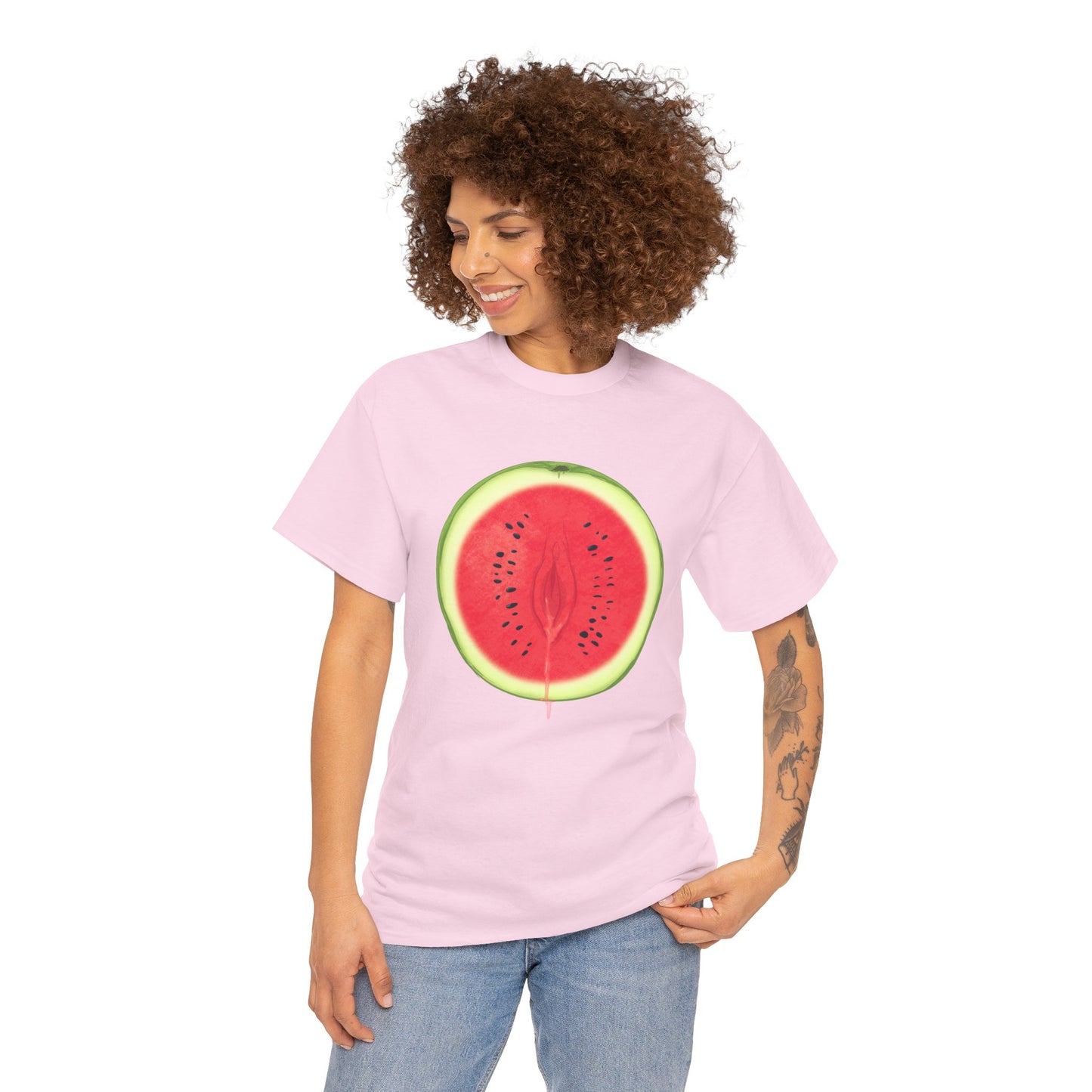 Juicy Watermelon Unisex Heavy Cotton Tee