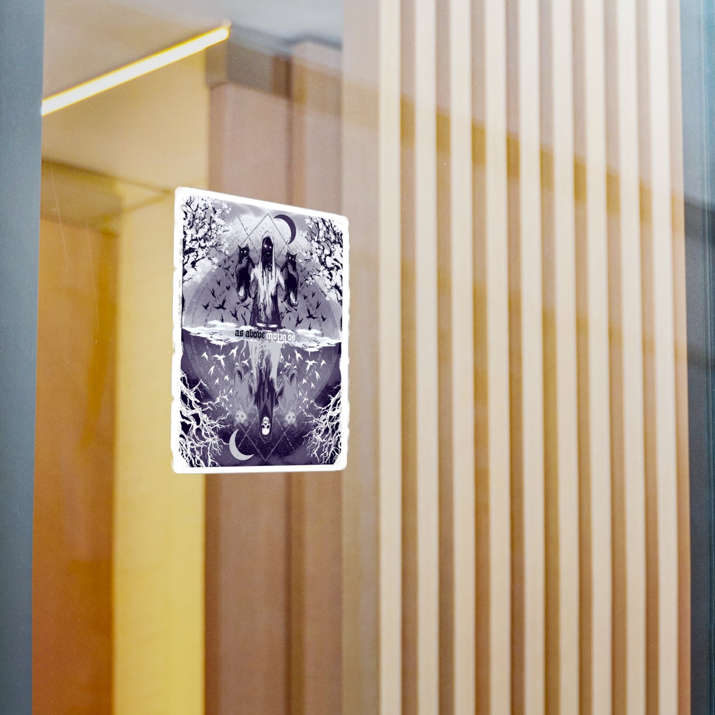 As Above So Below Kiss-Cut Vinyl Decal