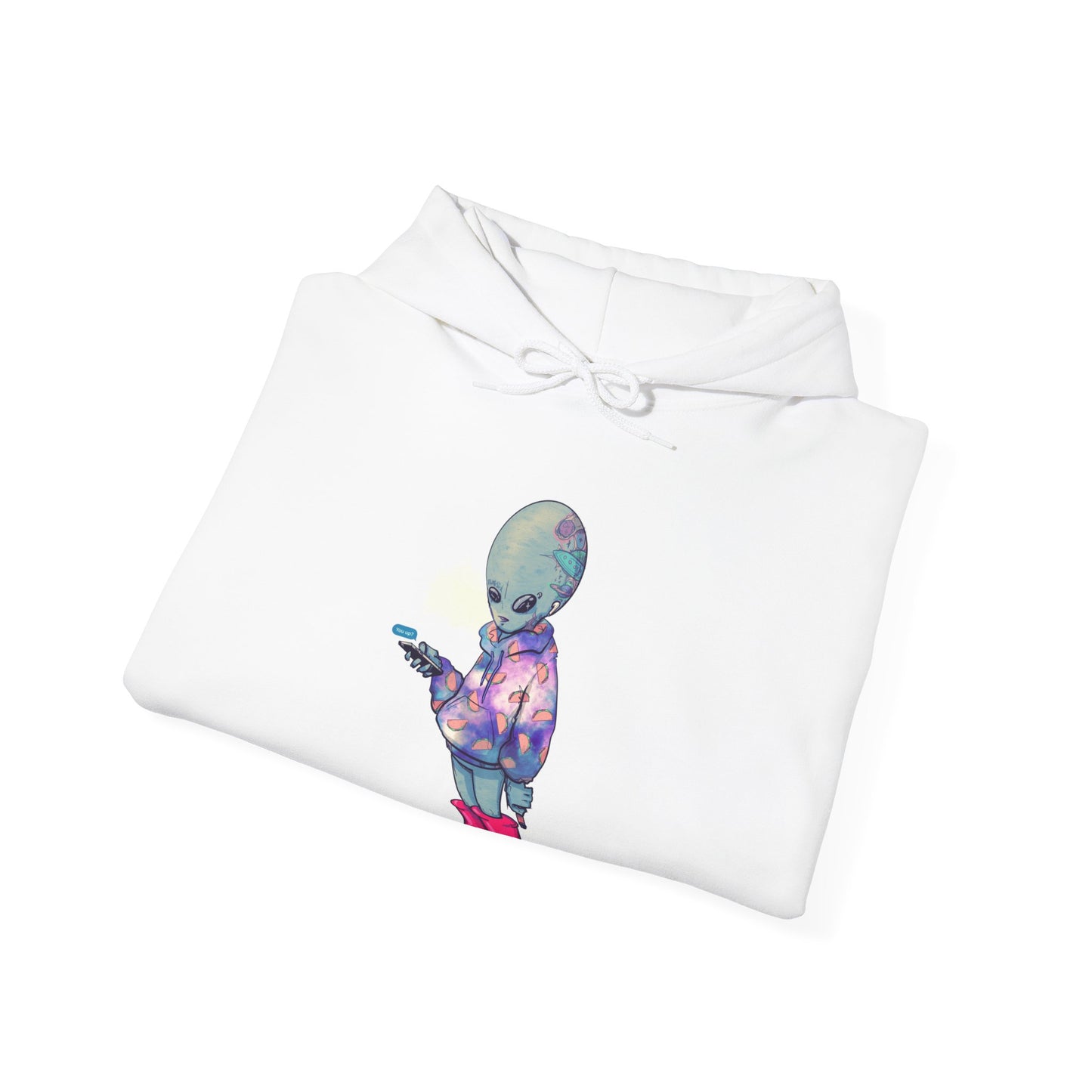 Earth Alien Unisex Heavy Blend Hooded Sweatshirt