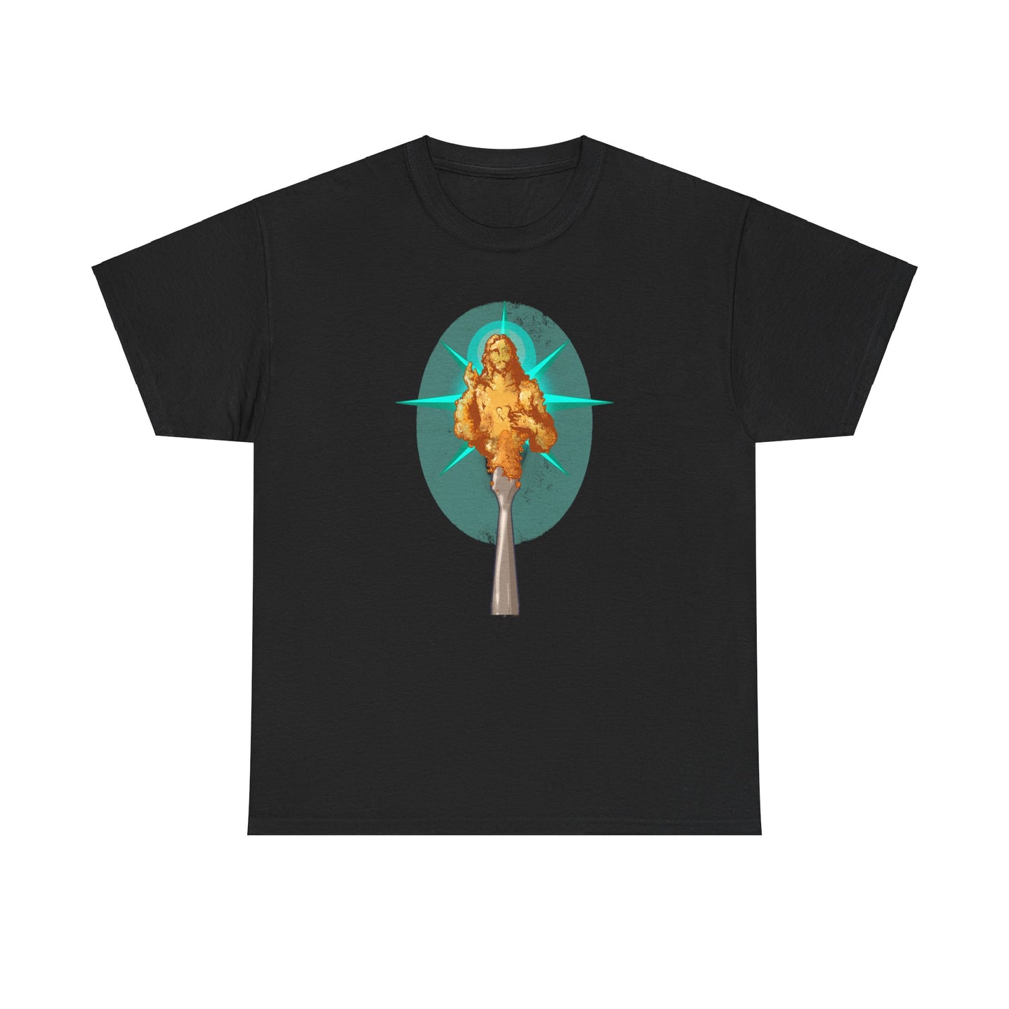 He Is Resin Unisex Heavy Cotton Tee