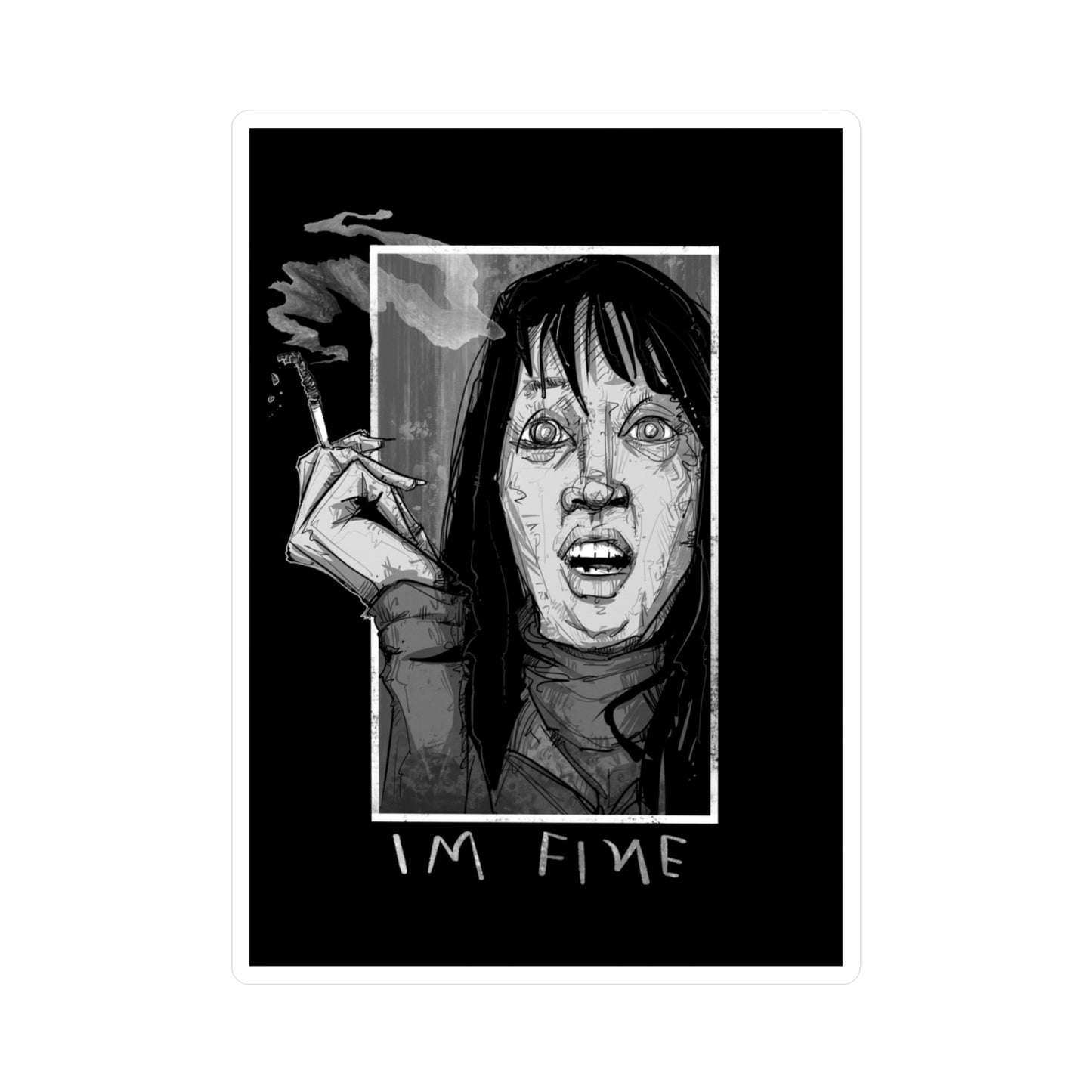 Anxiety Ash Kiss-Cut Vinyl Decal