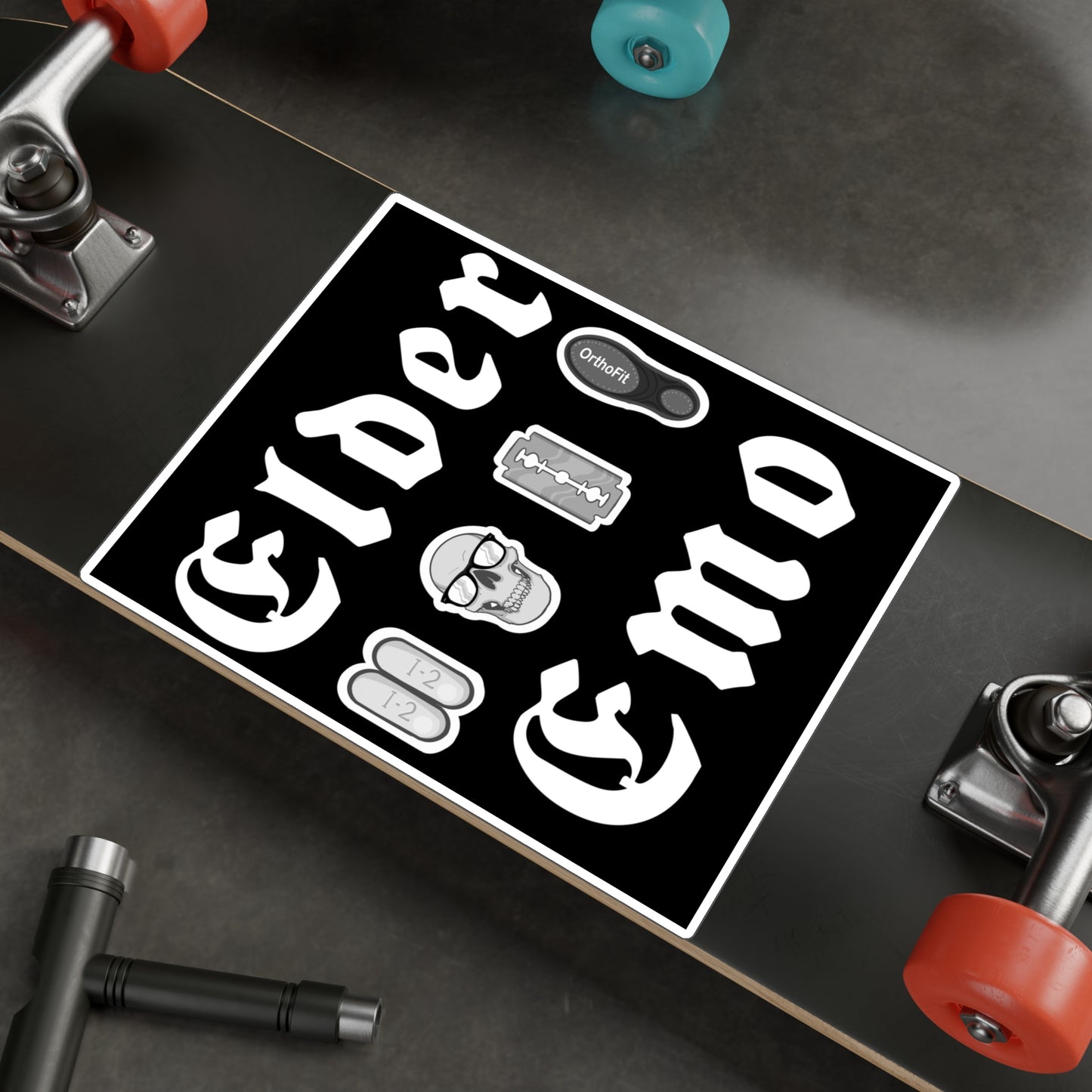 Elder Emo Kiss-Cut Vinyl Decal