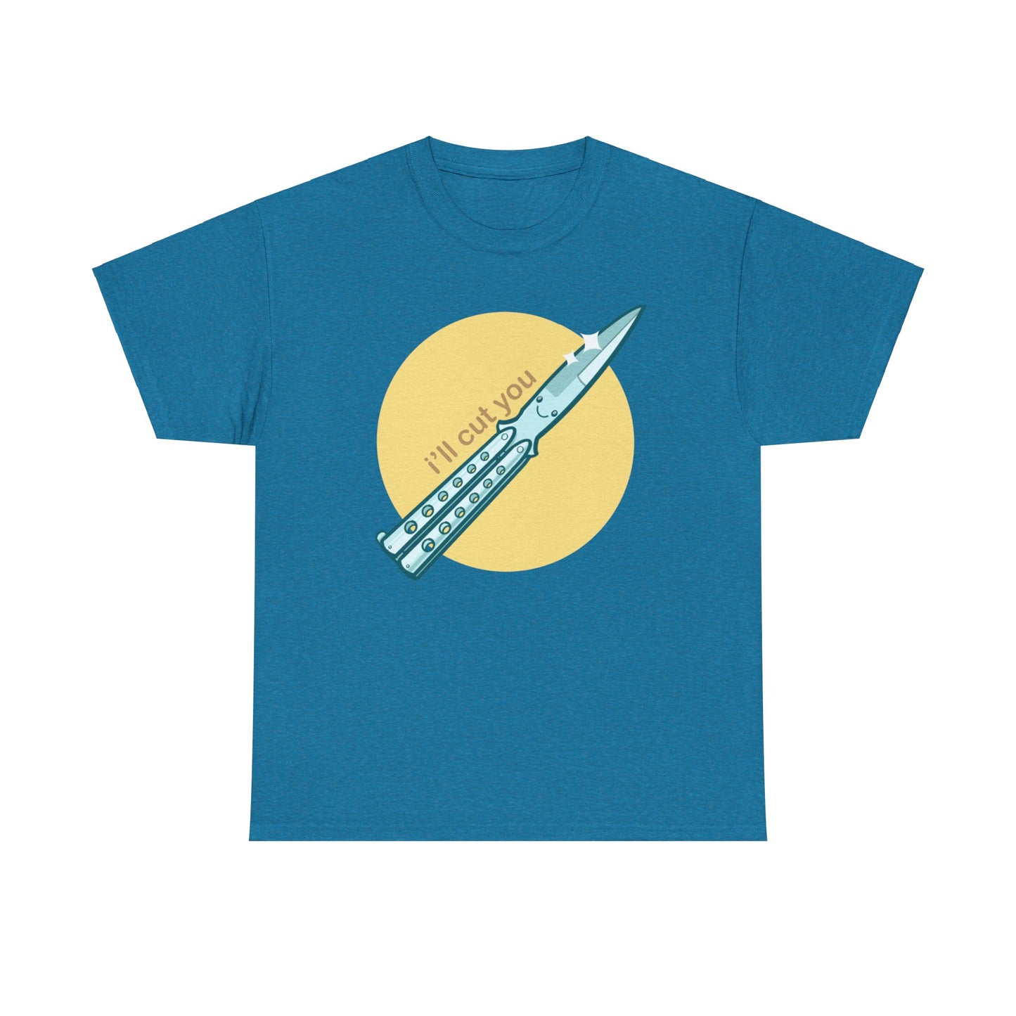 I'll Cut You Unisex Heavy Cotton Tee