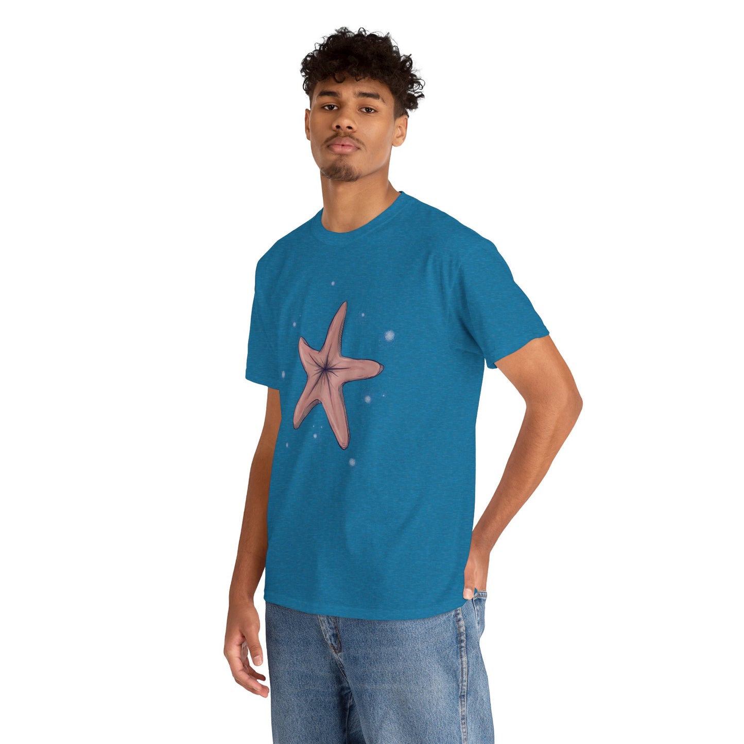 Chocolate Starfish Unisex Heavy Cotton Tee