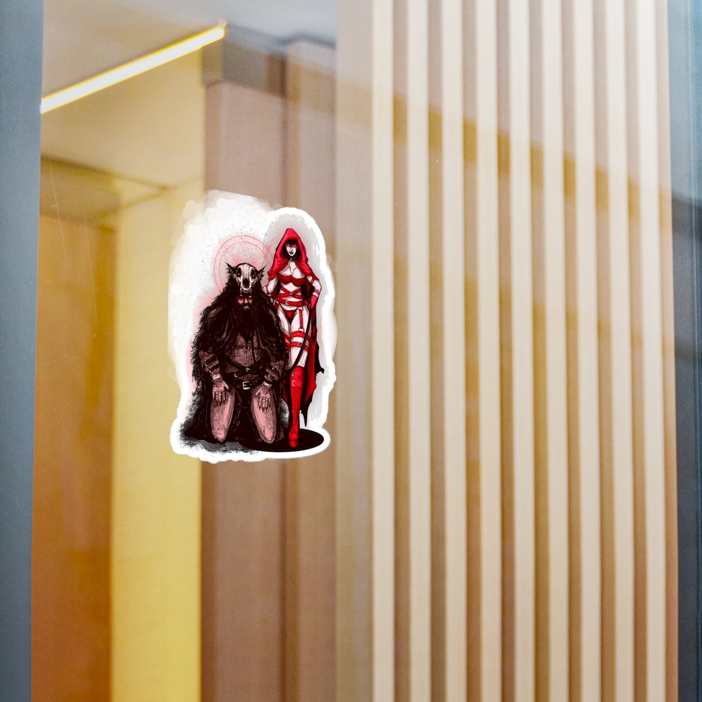Taming The Wolf Kiss-Cut Vinyl Decal