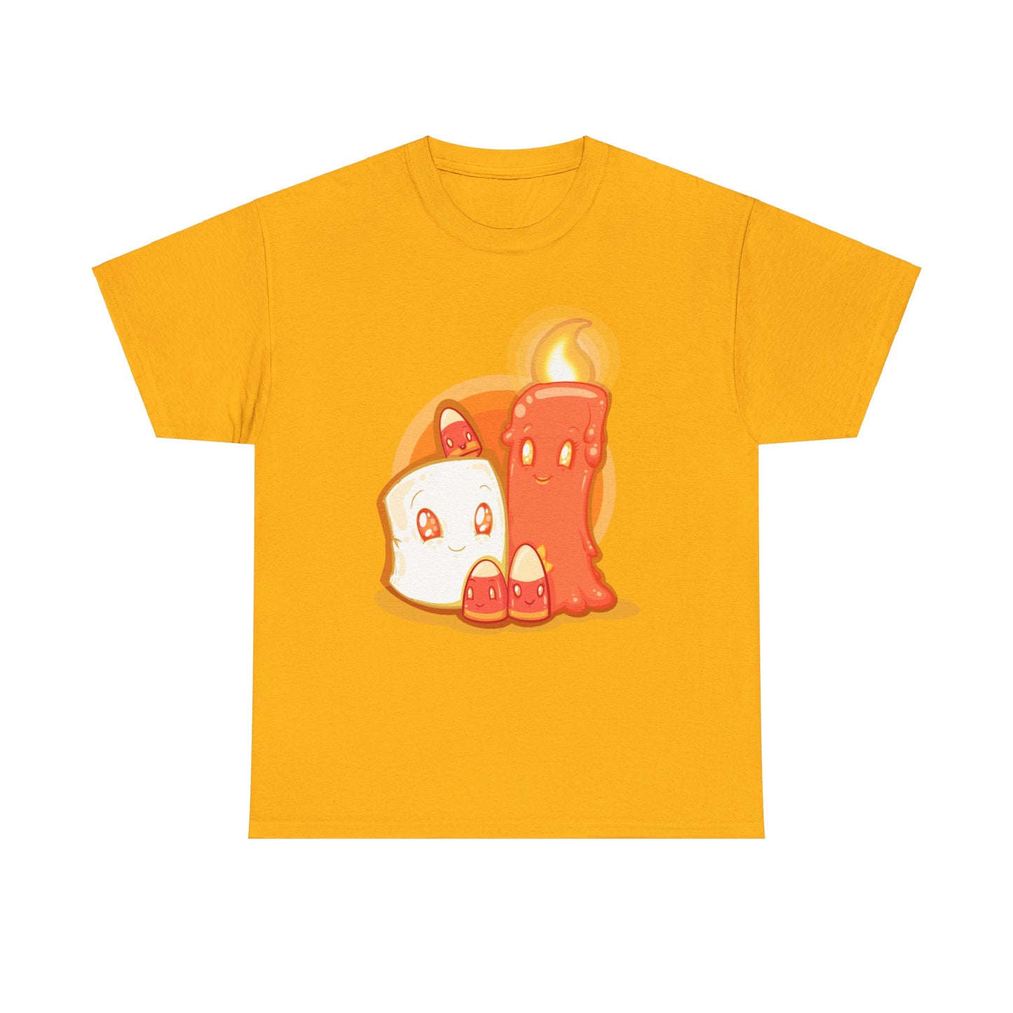 How Candy Corn Is Made Unisex Heavy Cotton Tee