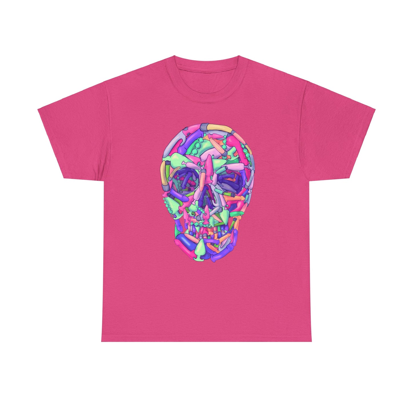 Sex Toy Skull Unisex Heavy Cotton Tee