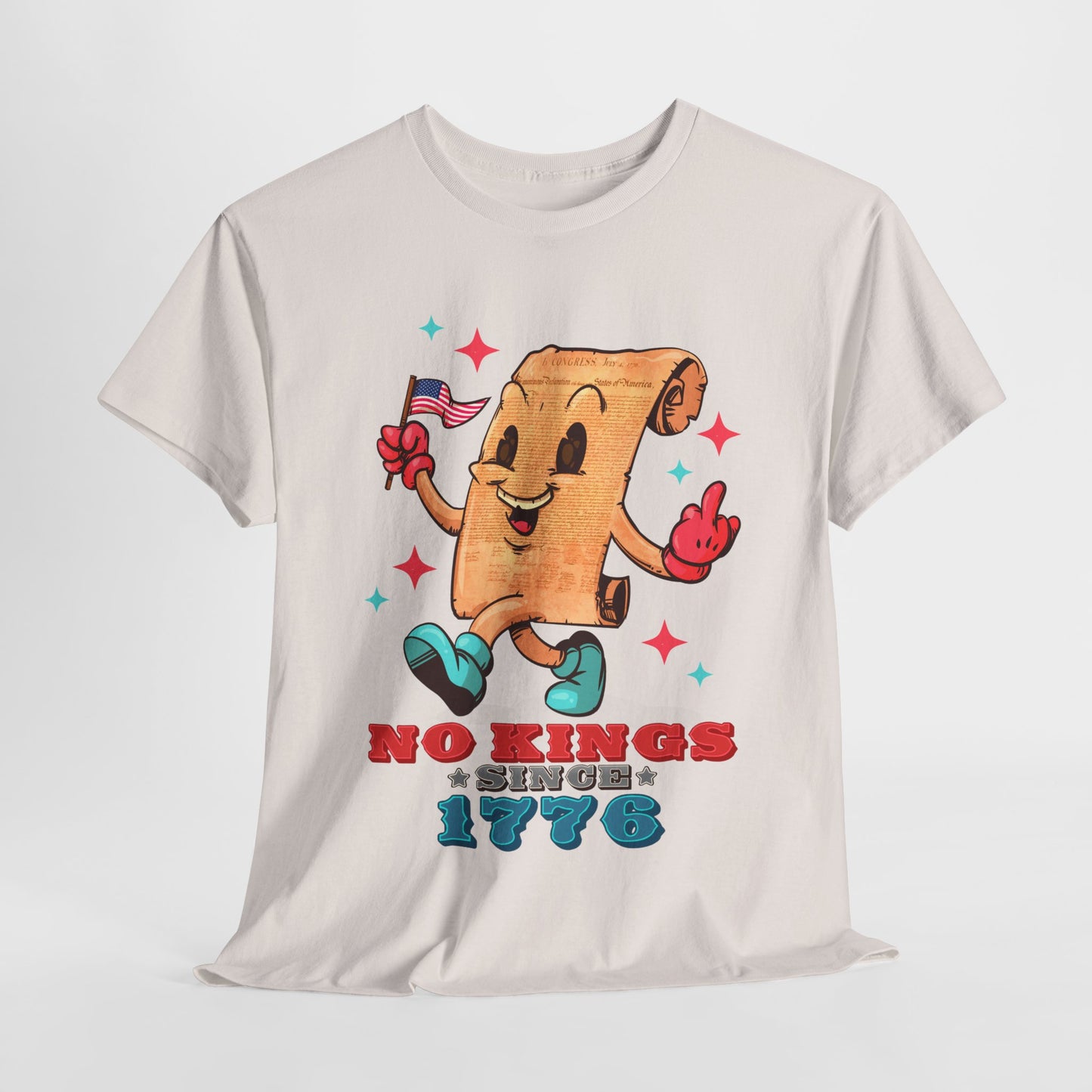 No Kings Since 1776 Unisex Heavy Cotton Tee