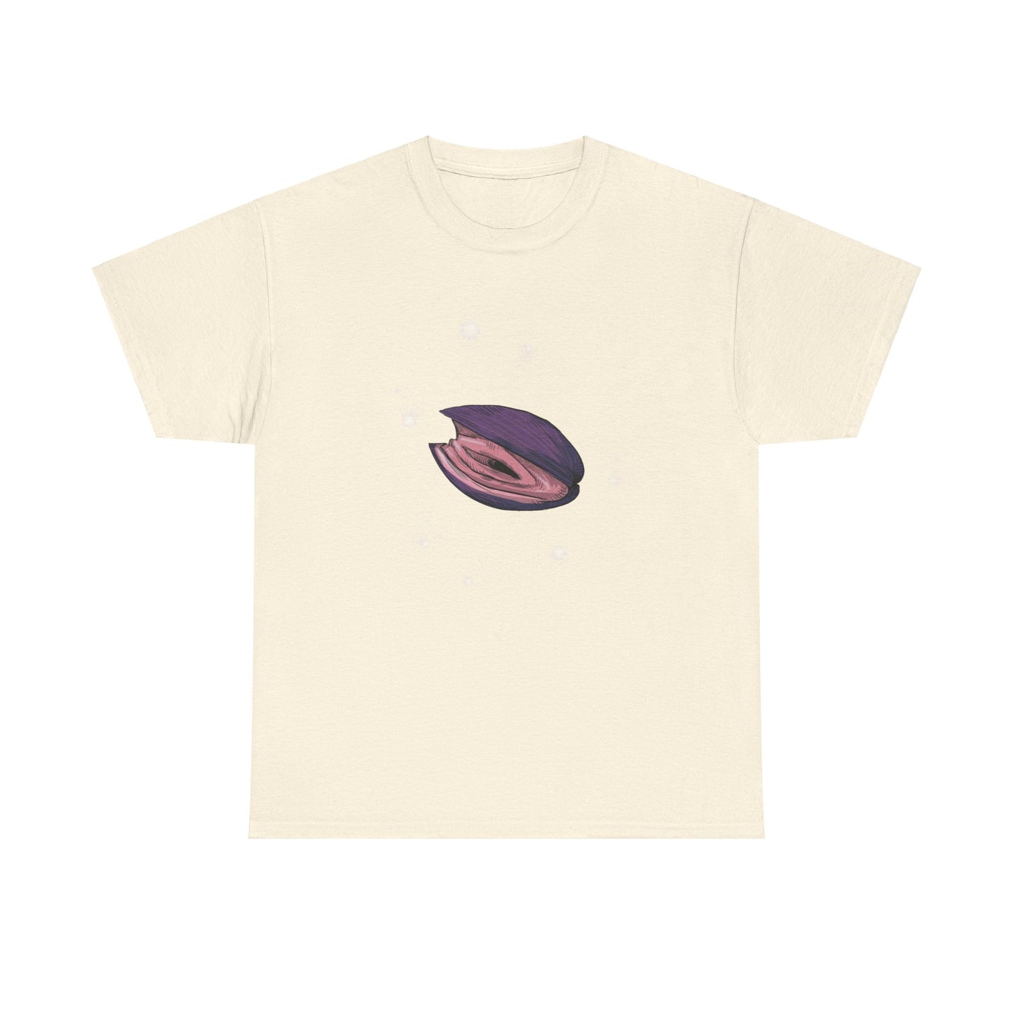 Pink Clam Unisex Heavy Cotton Tee