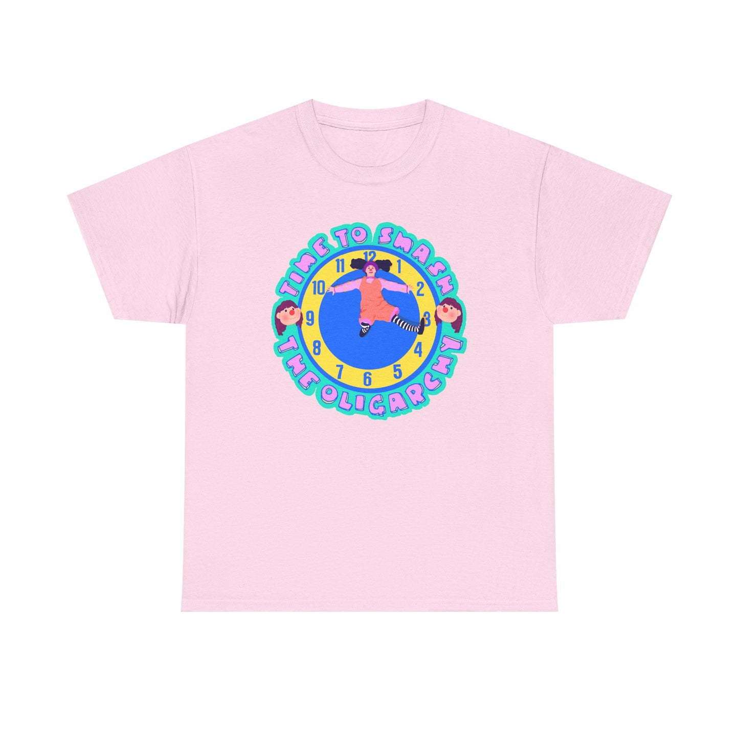 Time To Smash The Oligarchy Unisex Heavy Cotton Tee