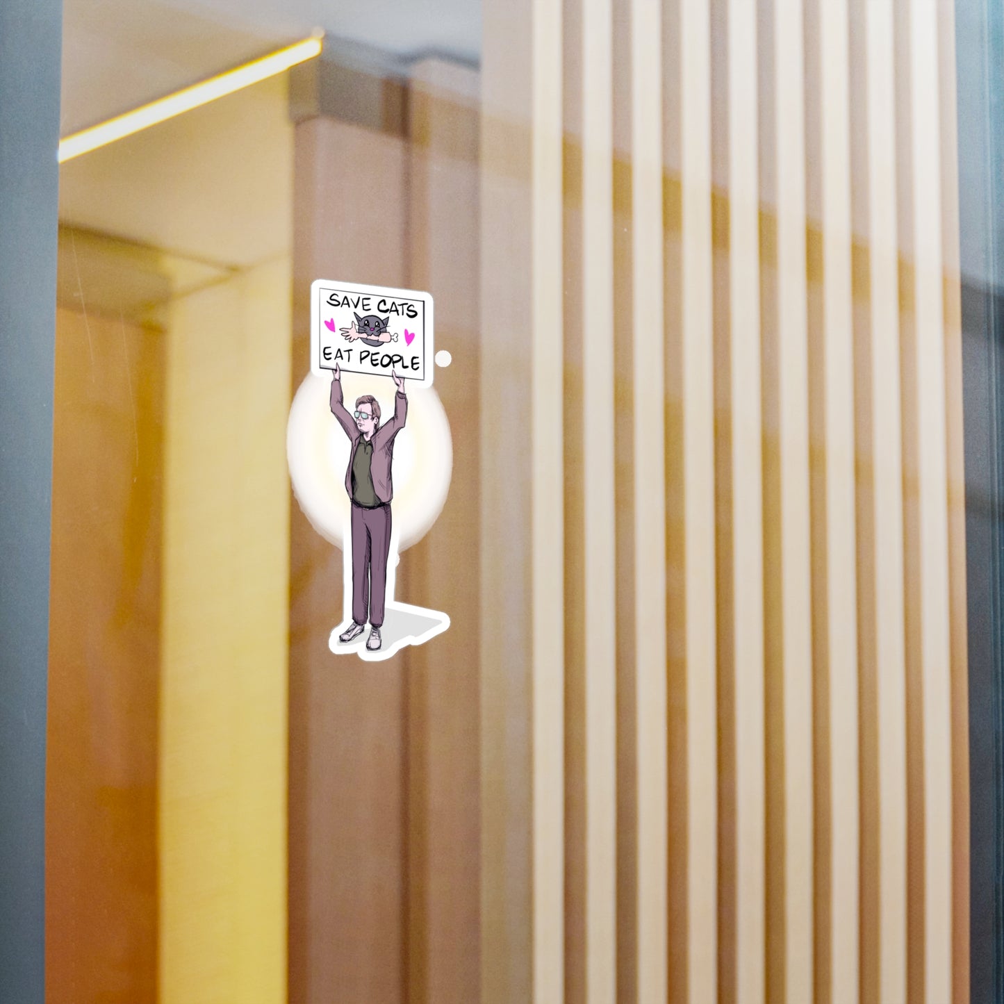 Activist Jeffrey Kiss-Cut Vinyl Decal