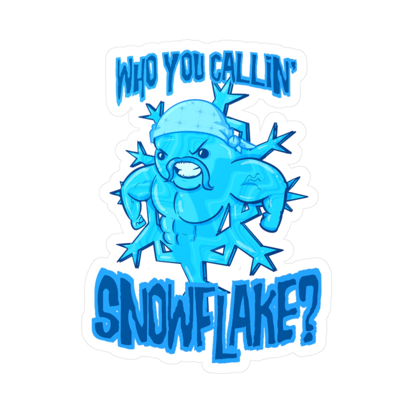Snowflake Kiss-Cut Vinyl Decal