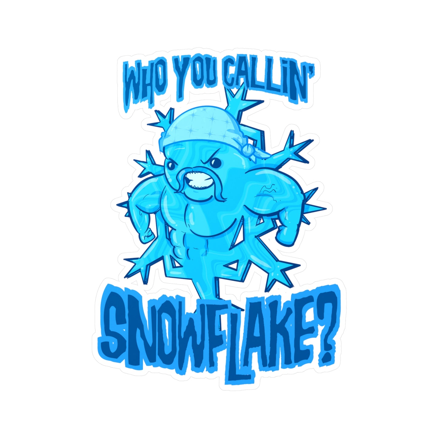 Snowflake Kiss-Cut Vinyl Decal