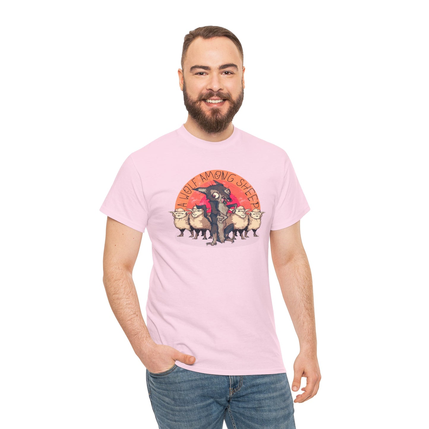 A Wolf Among Sheep Unisex Heavy Cotton Tee