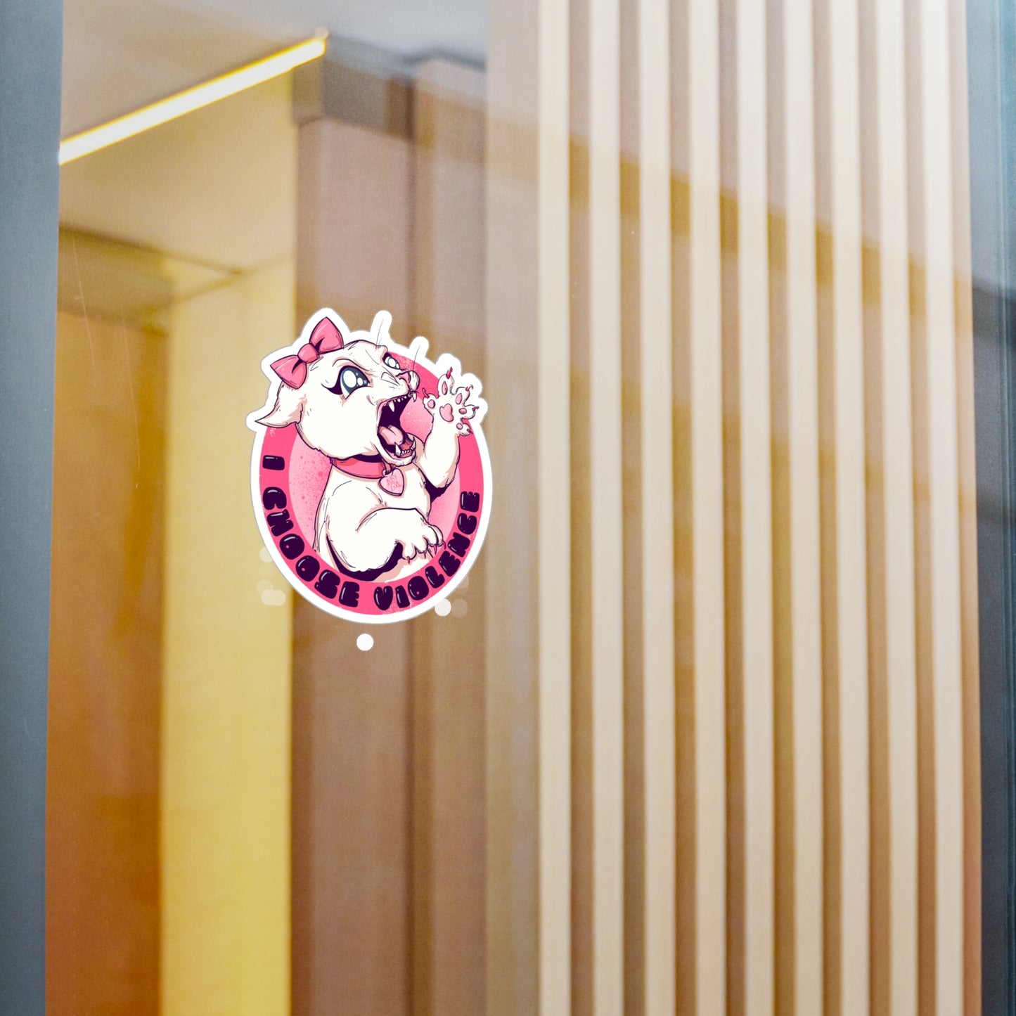 Killer Kitty Kiss-Cut Vinyl Decal