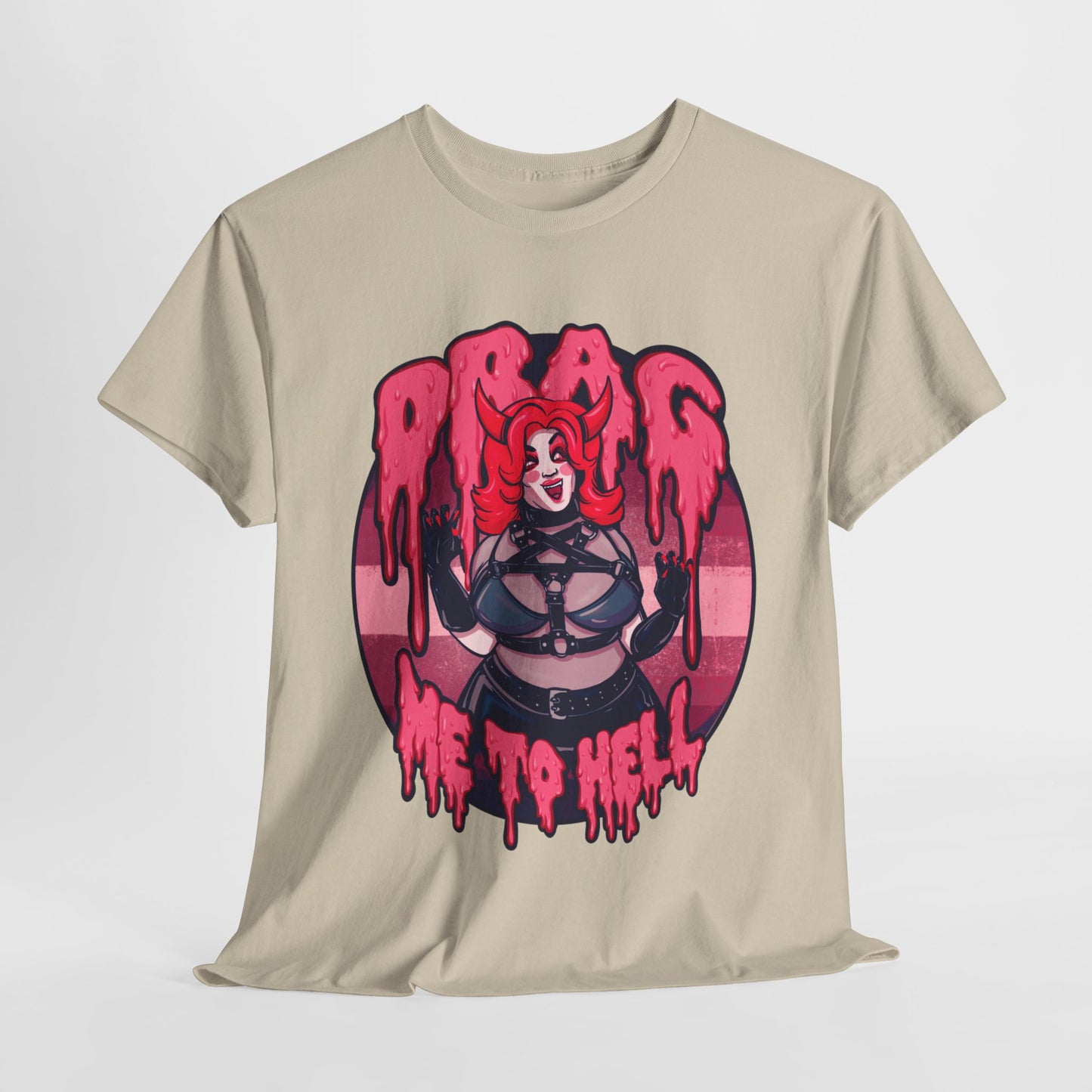 Drag Me To Hell Unisex Heavy Cotton Tee