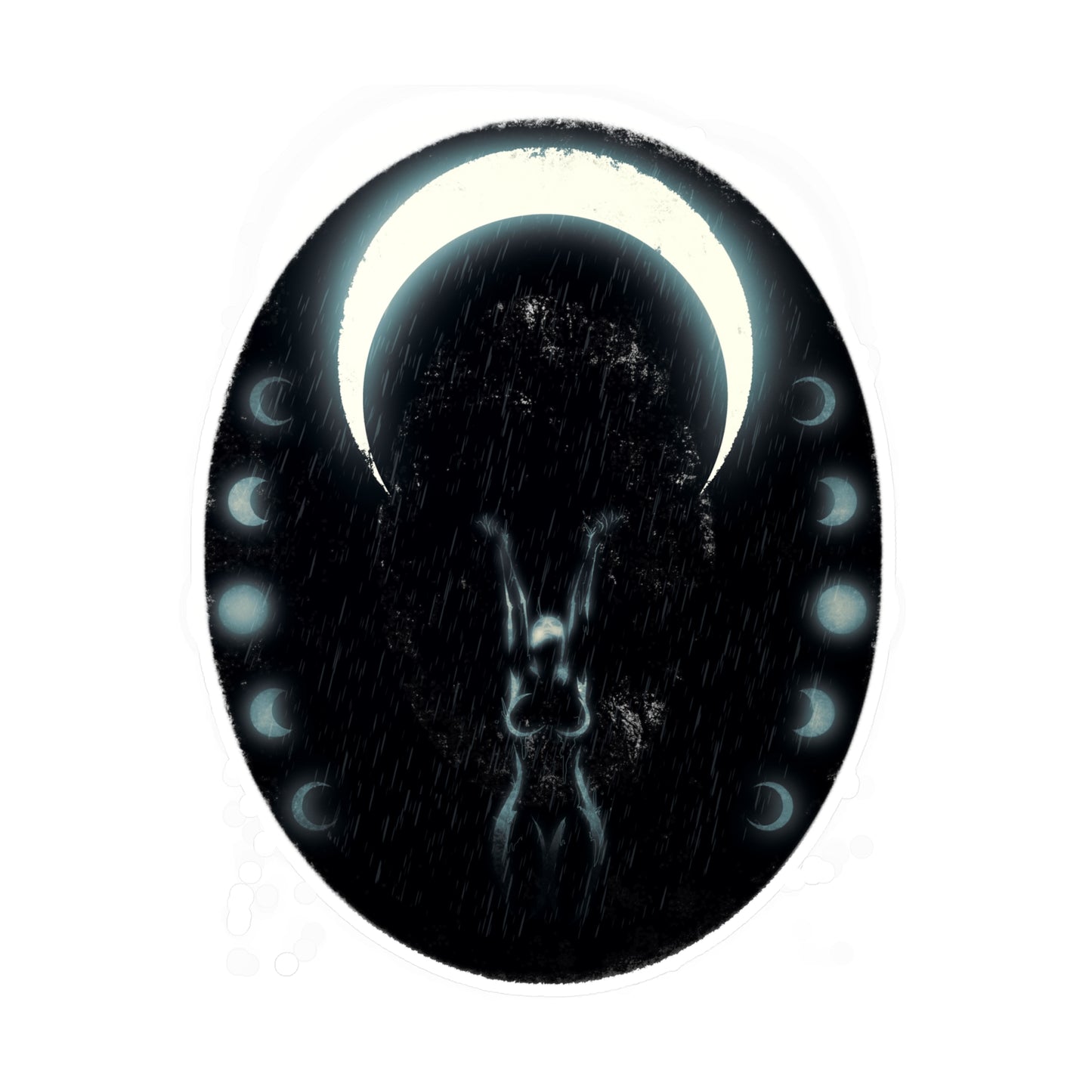 Moon Bath Kiss-Cut Vinyl Decal