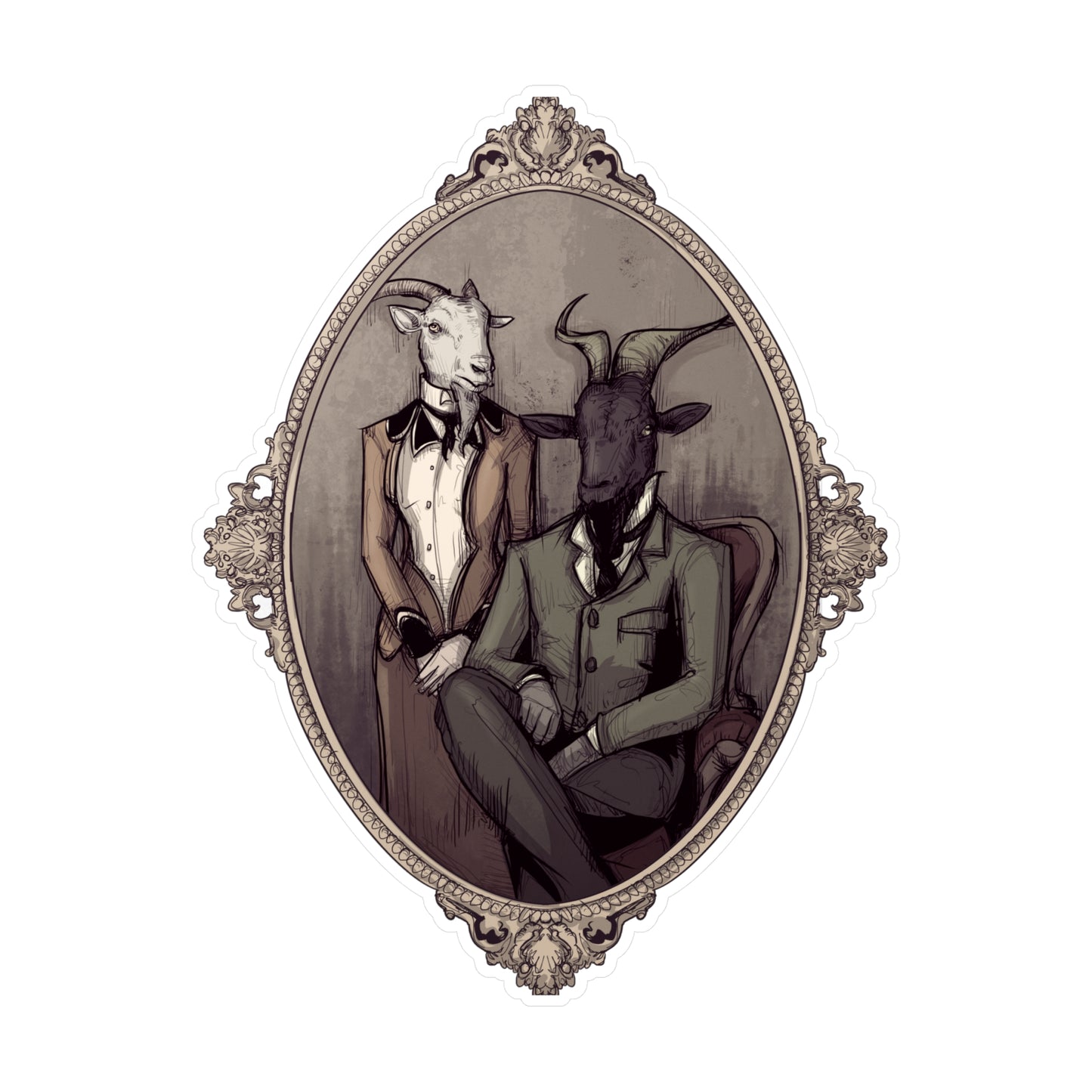 Victorian Horror Kiss-Cut Vinyl Decal