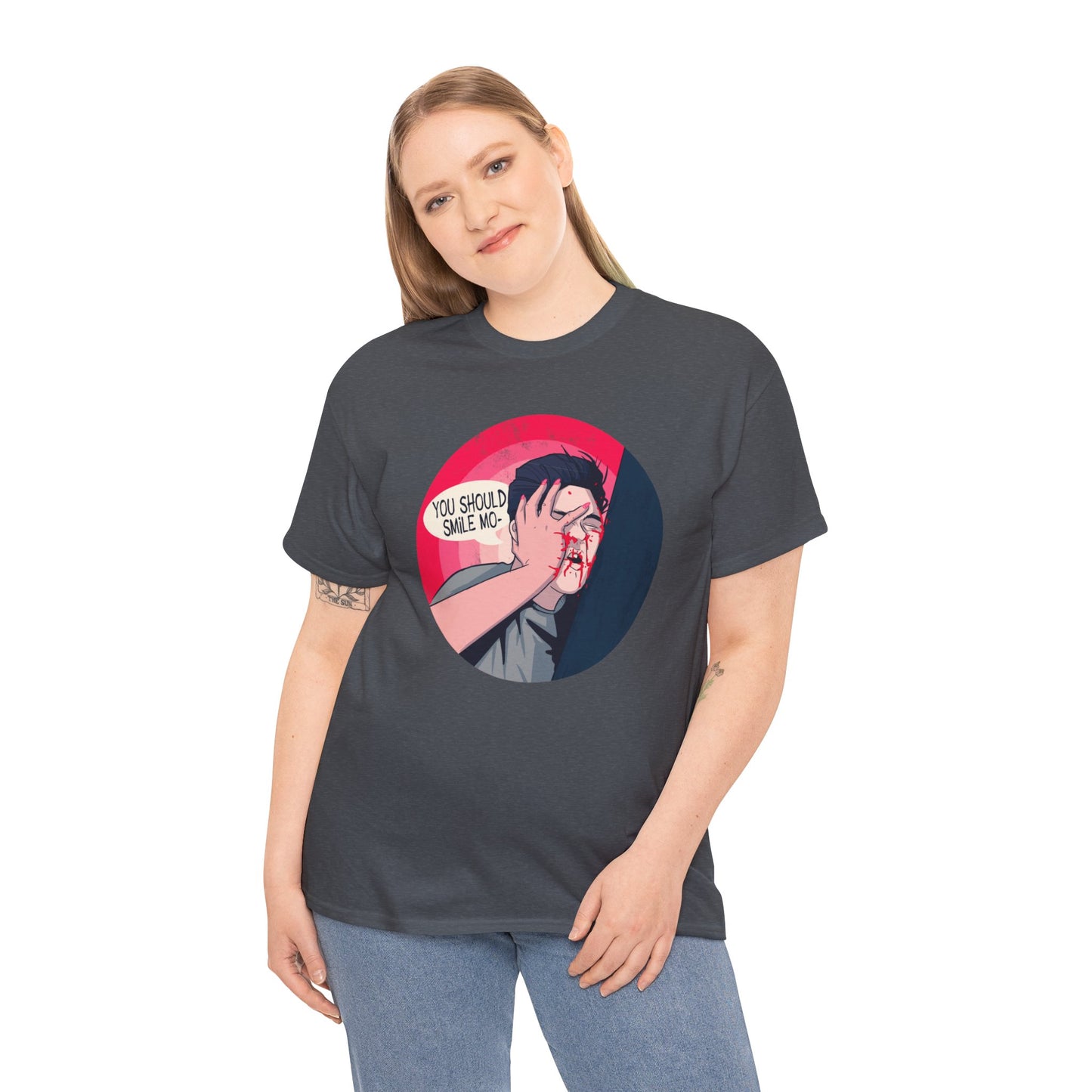 Smile Unisex Heavy Cotton Tee