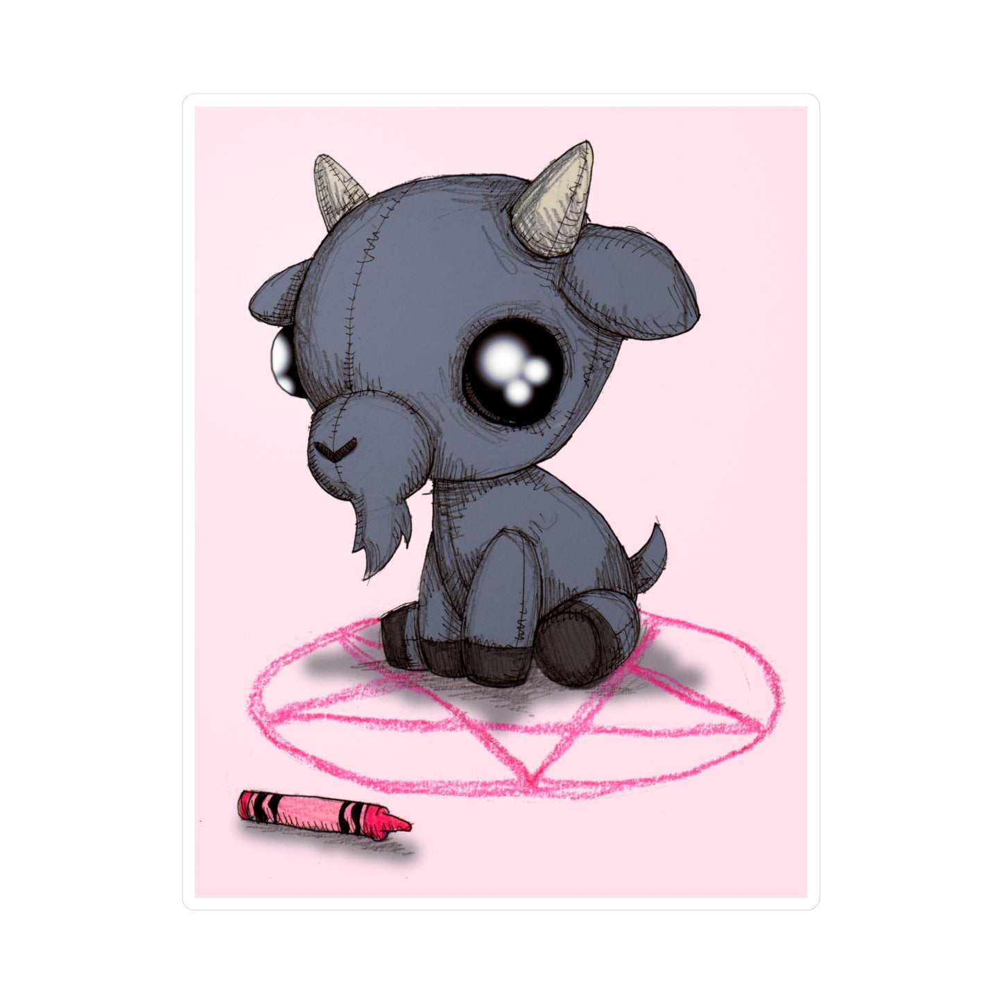 Goat Sacrifice Kiss-Cut Vinyl Decal