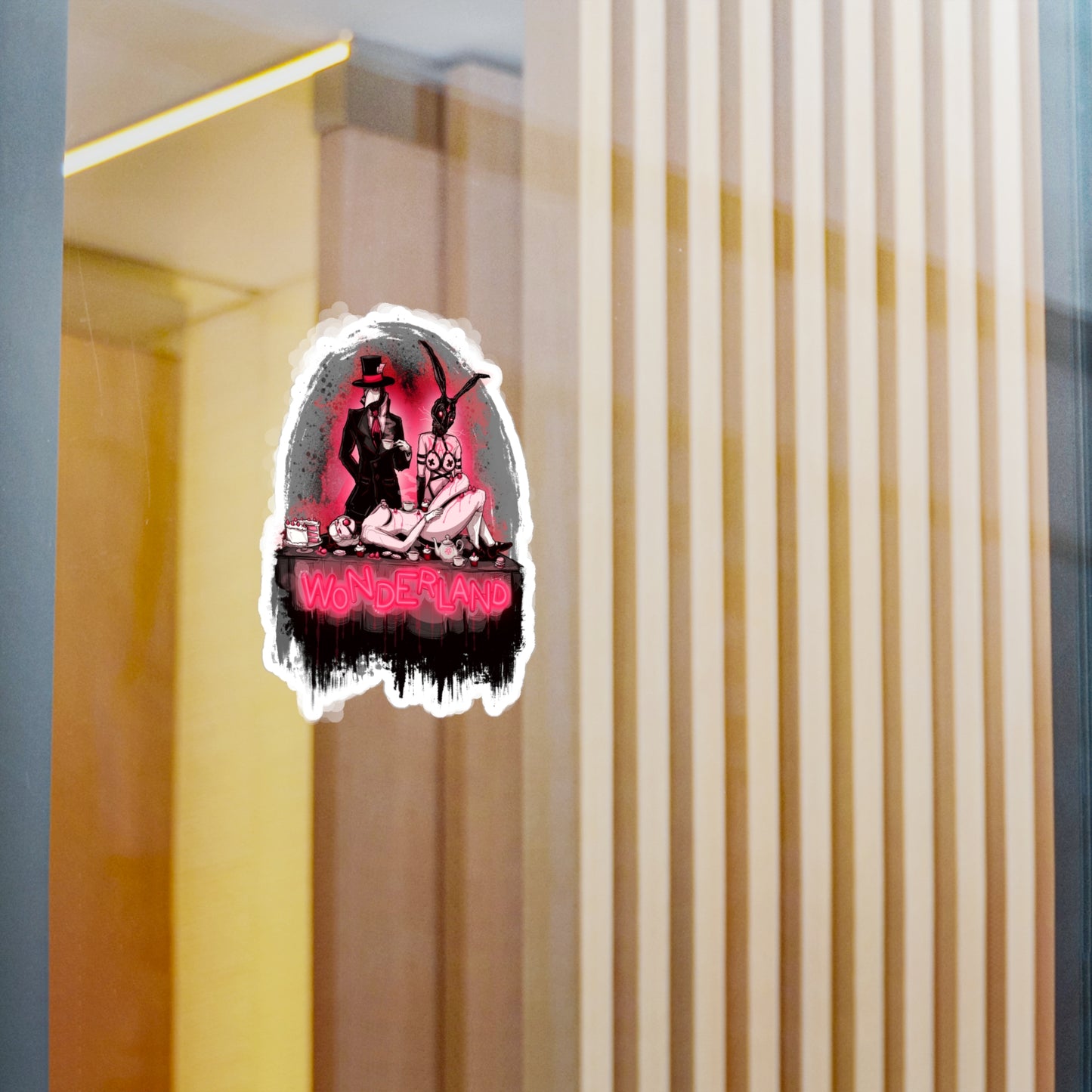 Tea Party Kiss-Cut Vinyl Decal