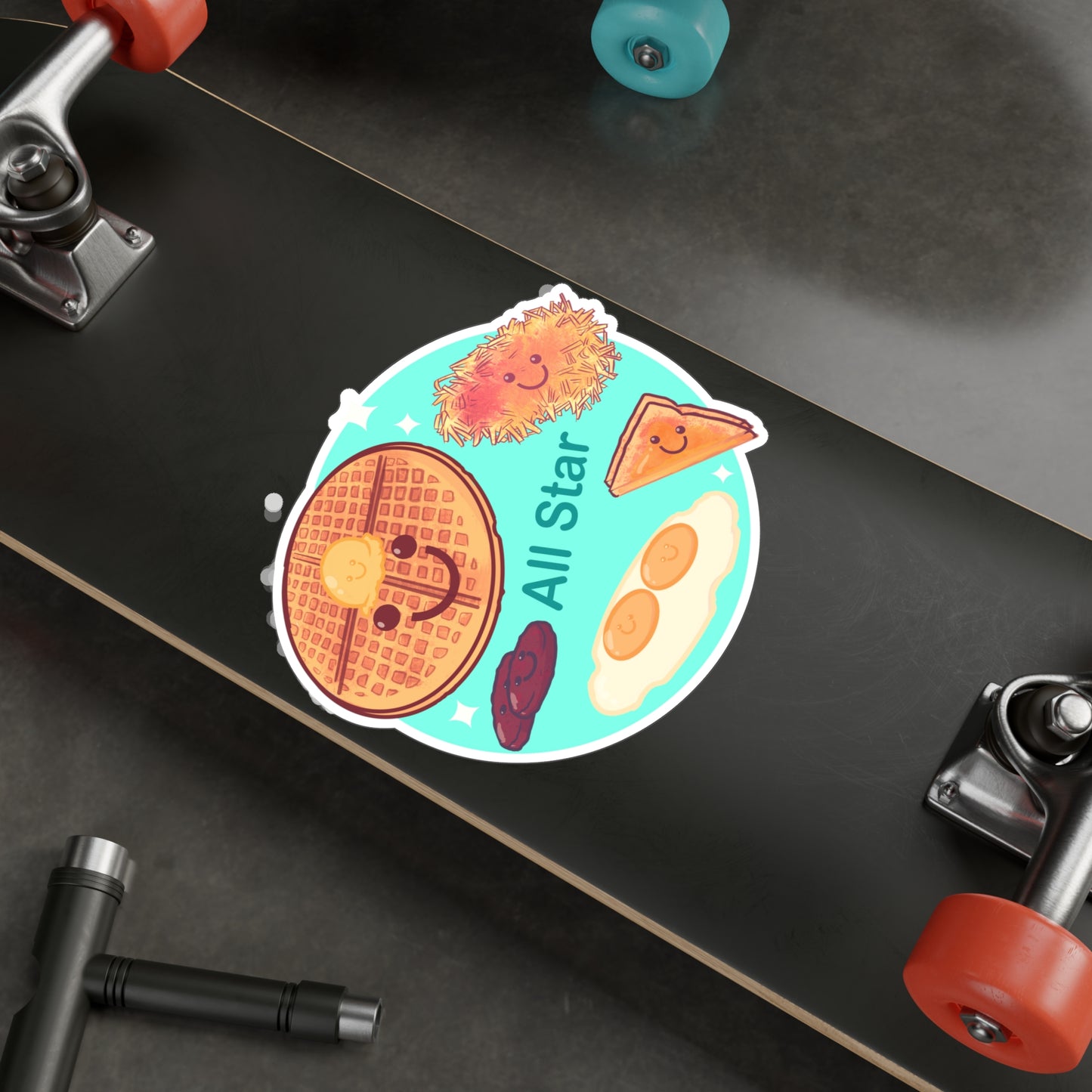 All Star Breakfast Kiss-Cut Vinyl Decal