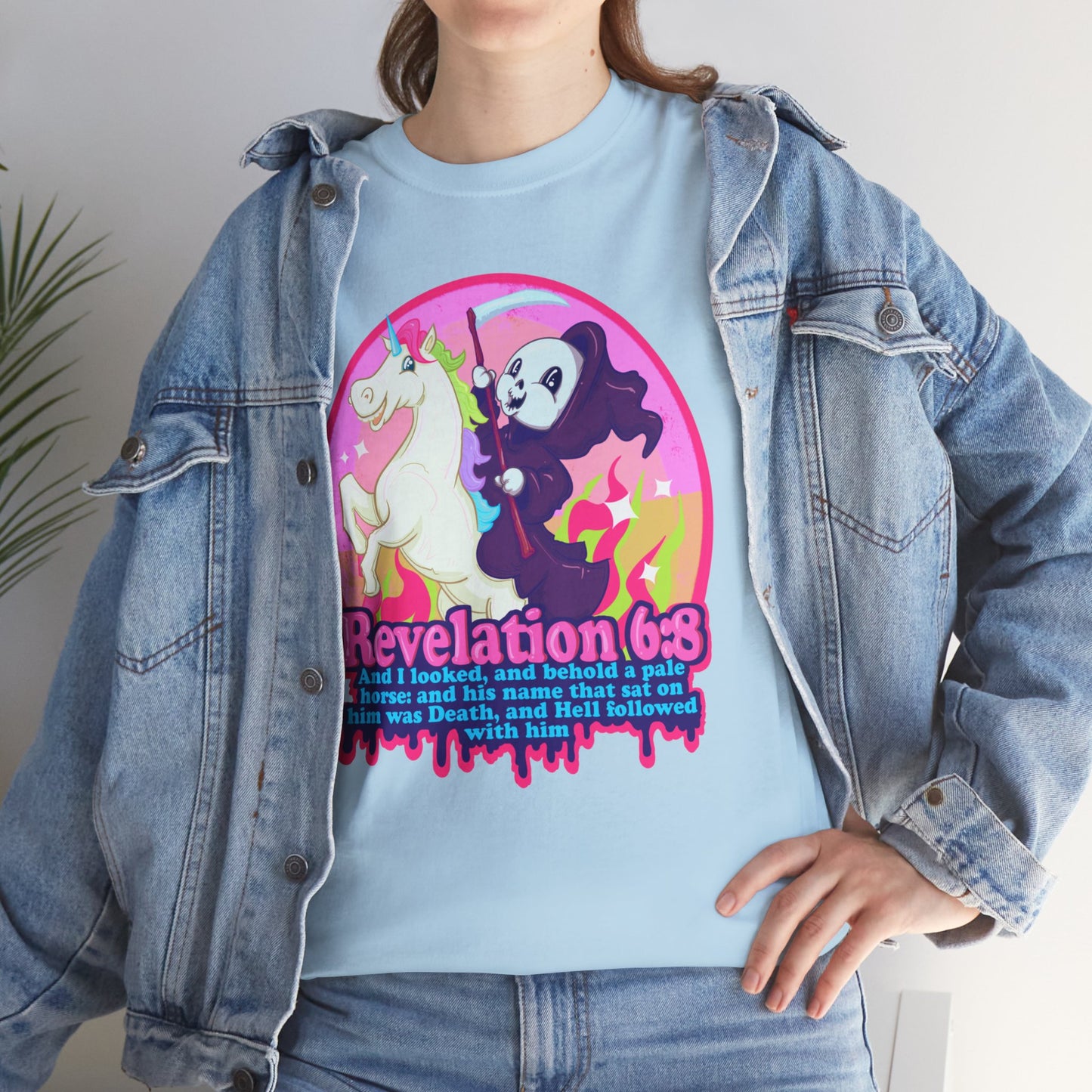 Revelation 6:8 Unisex Heavy Cotton Tee