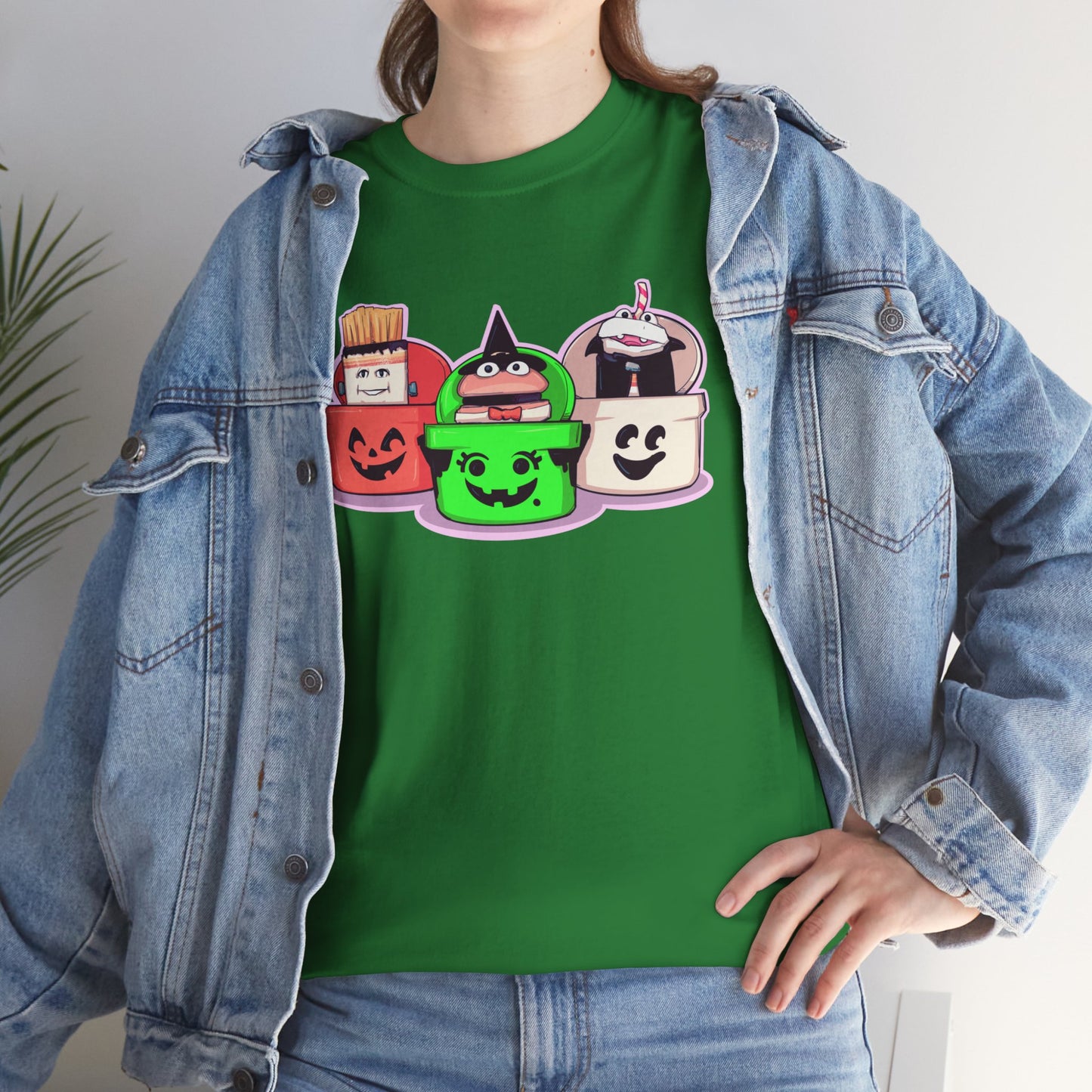 Spooky Fast Food Unisex Heavy Cotton Tee