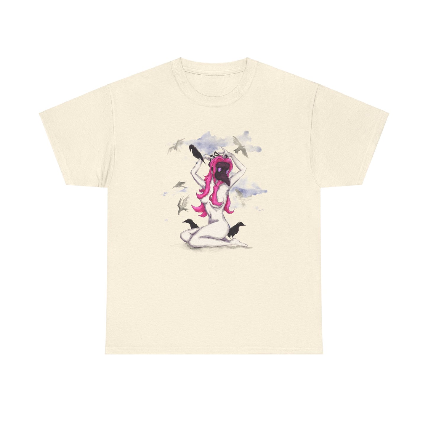 Plague Doctor Pinup Unisex Heavy Cotton Tee