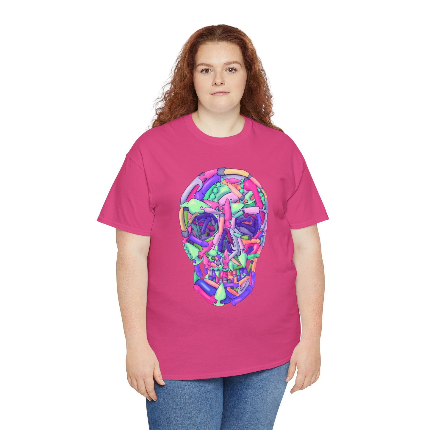 Sex Toy Skull Unisex Heavy Cotton Tee