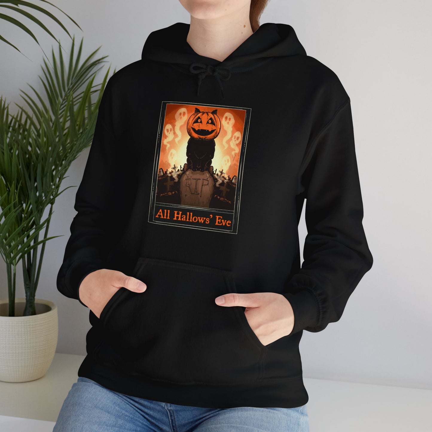 All Hallows' Eve Tarot Unisex Heavy Blend Hooded Sweatshirt