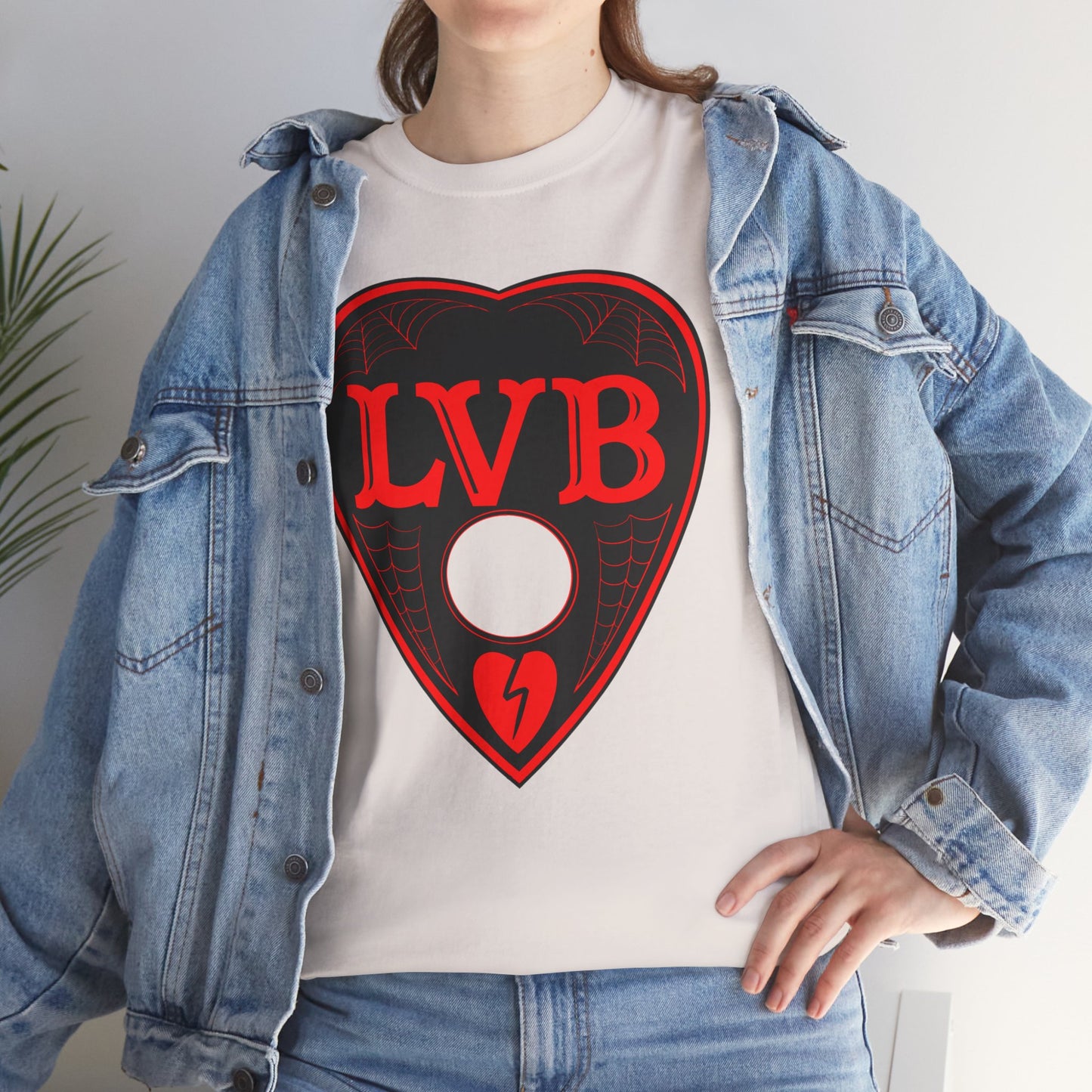 LVB Art Red Planchette Unisex Heavy Cotton Tee