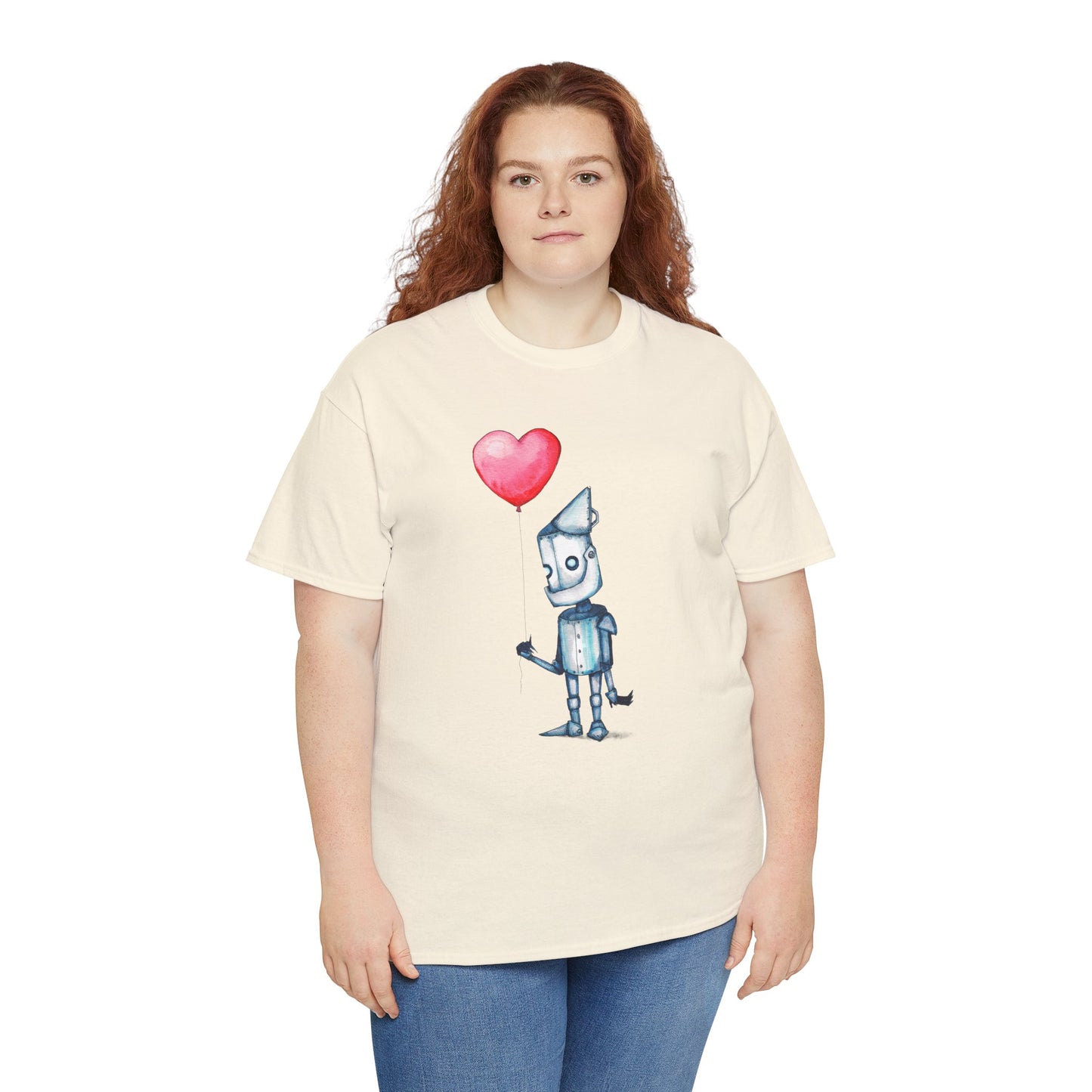 Tinman Gets A Heart Unisex Heavy Cotton Tee