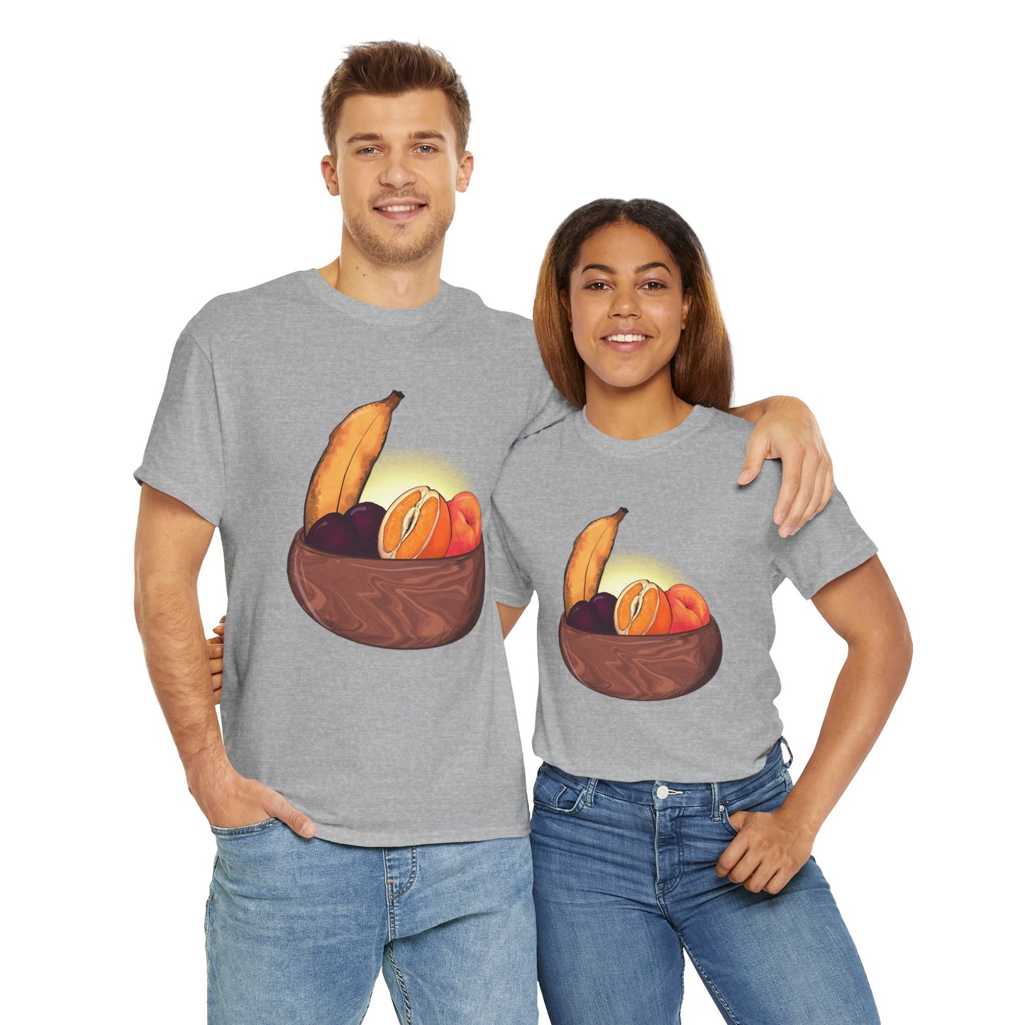 Adult Fruit Basket Unisex Heavy Cotton Tee