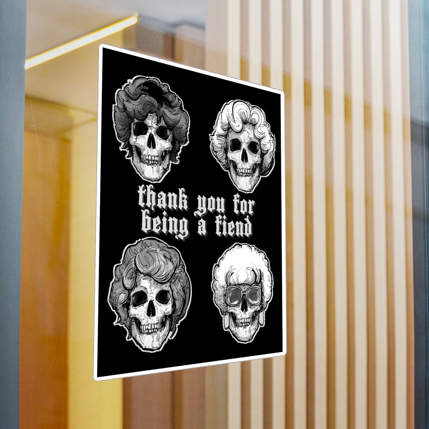 Gold Ghouls Kiss-Cut Vinyl Decal
