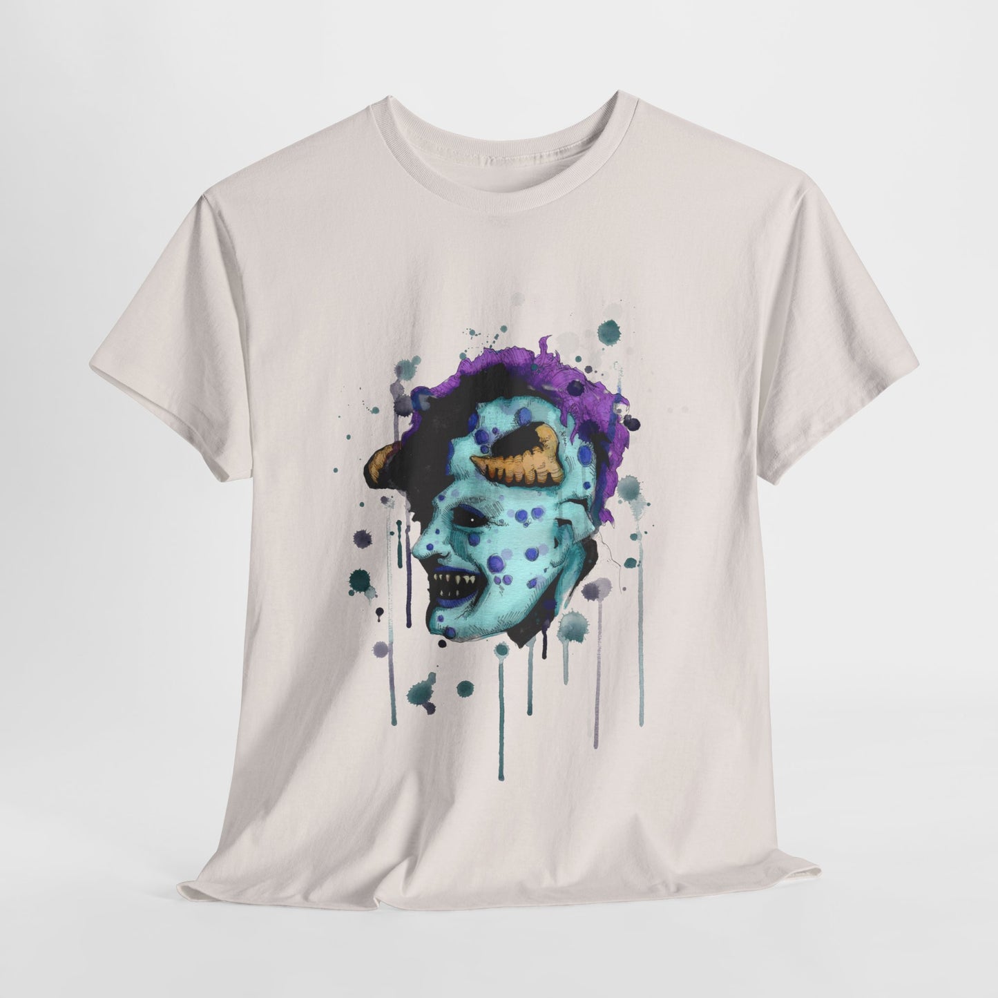 Watercolor Monster Heavy Cotton Tee